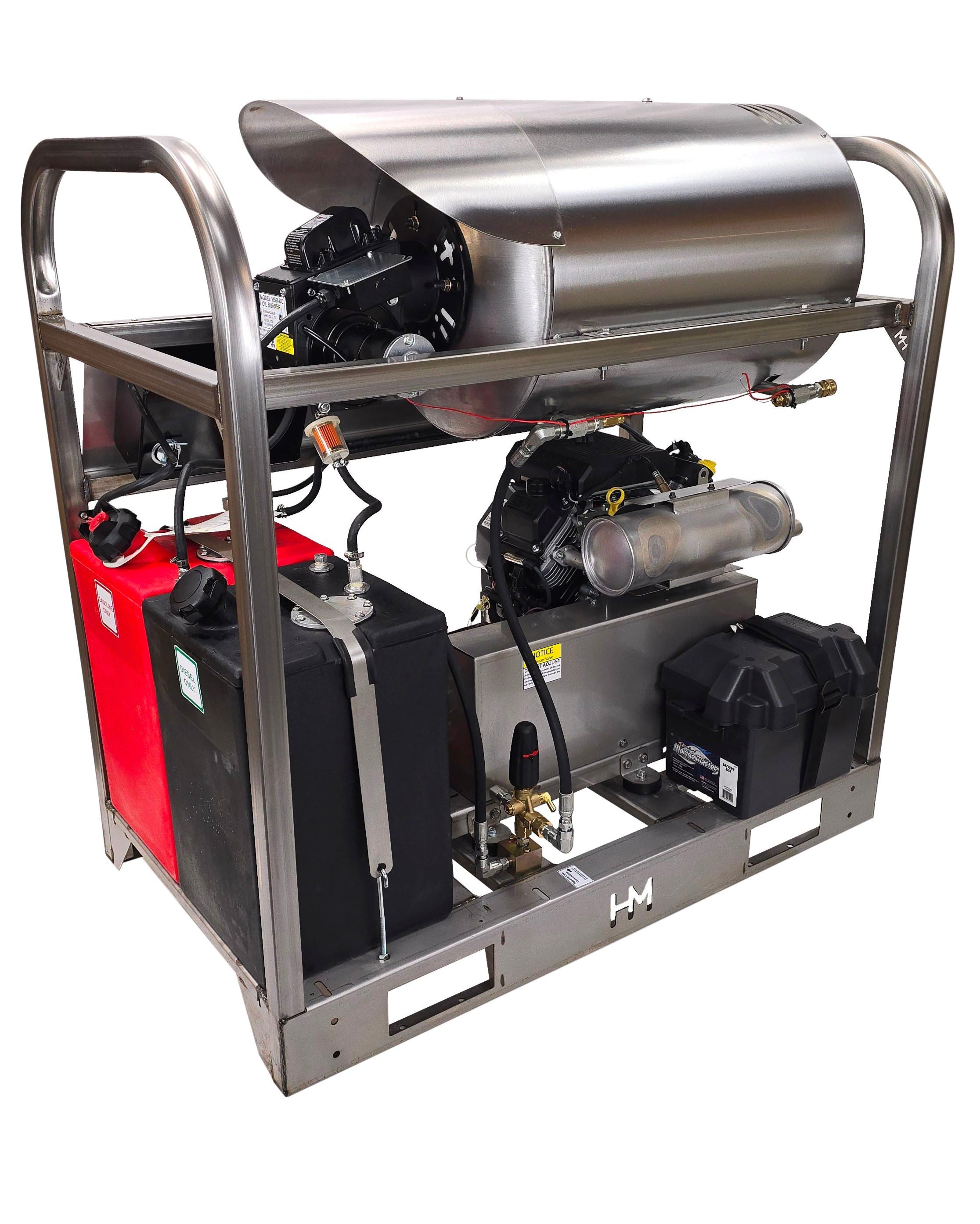 Hydro Max DC6050KGi- 6gpm @ 5100psi-26.5HP EFI Kohler Hot Water Pressure Washer Hydro Max