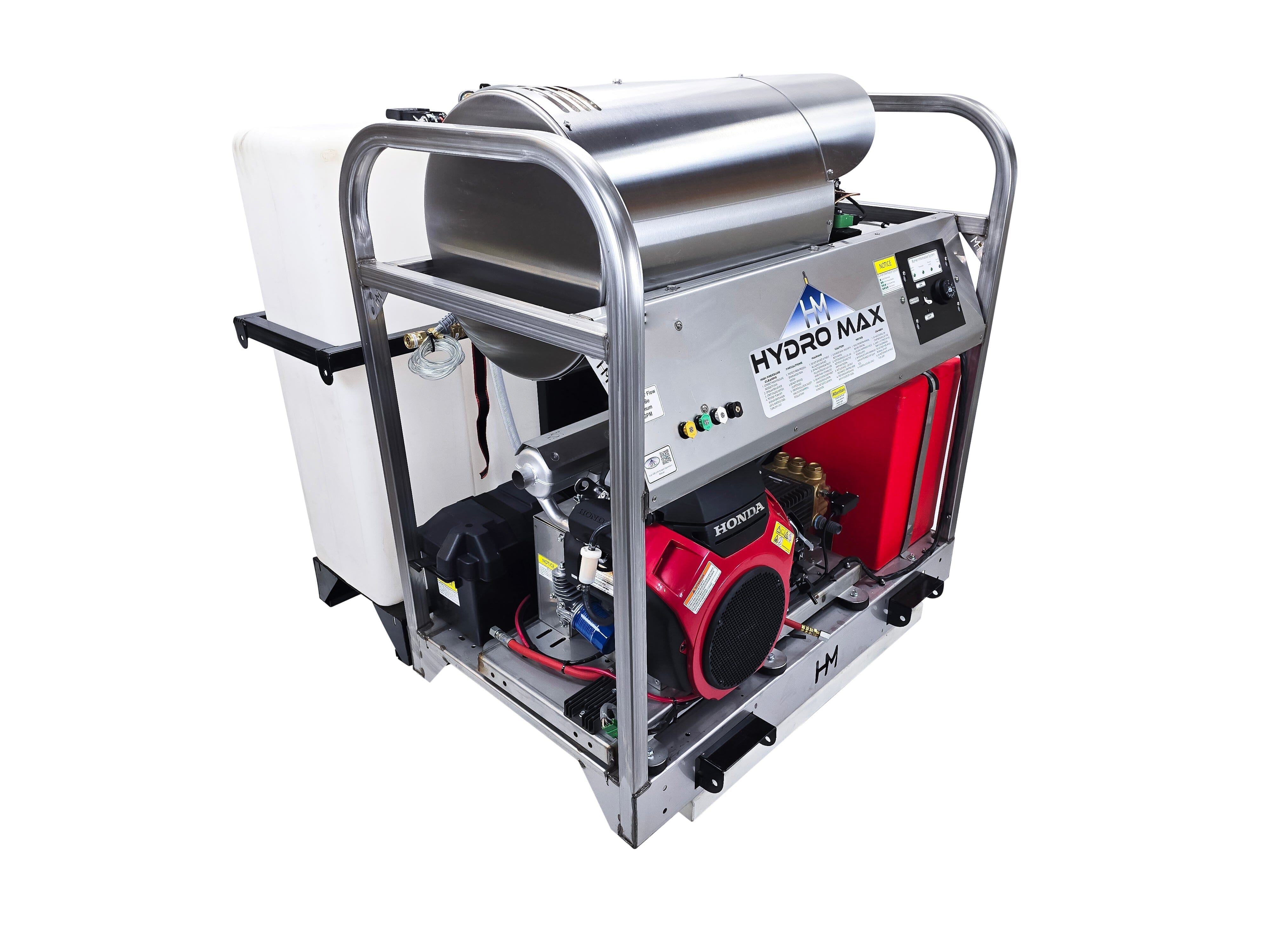 Hydro Max Tank Skid-TSDC8030HG-100 (100gallon) 8gpm@3000psi-Hot Water Pressure Washer Tank skid Hydro Max