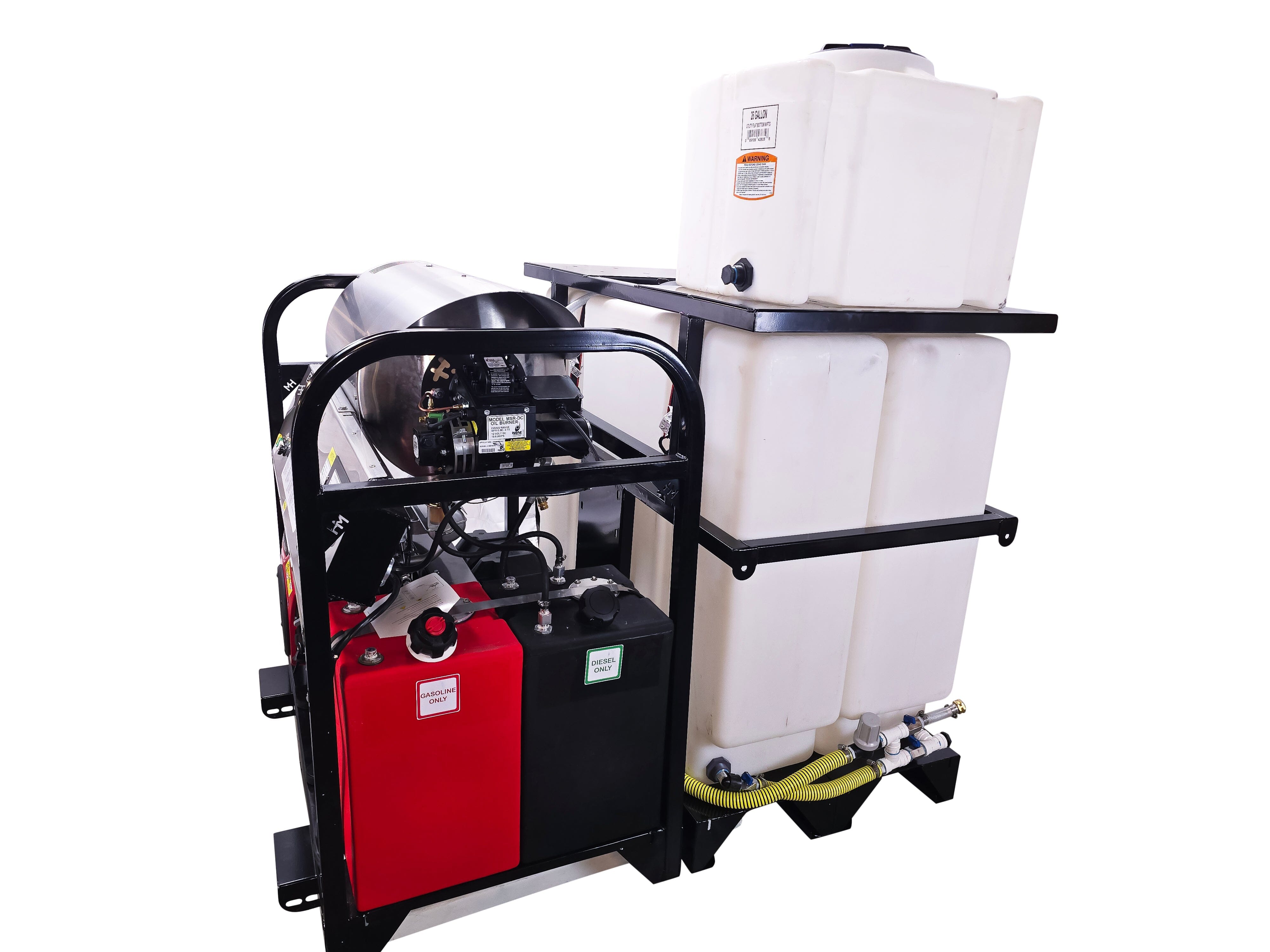 Hydro Max Tank Skid-TSSG840HC-200 (200gallon) 8gpm@3600psi-Hot Water Pressure Washer Tank skid Hydro Max