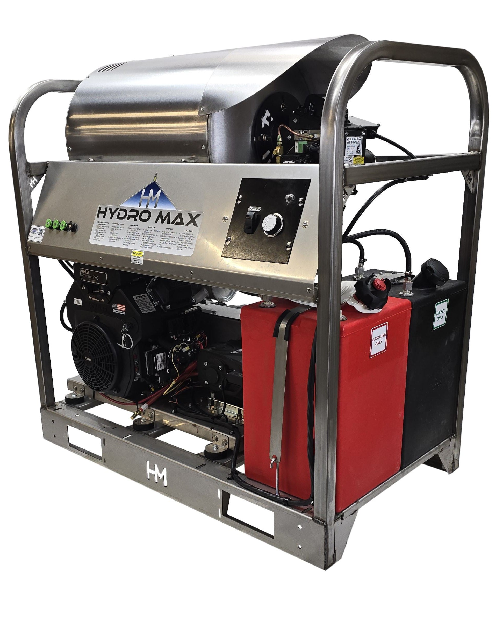 Hydro Max DC6050KGi- 6gpm @ 5100psi-26.5HP EFI Kohler Hot Water Pressure Washer Hydro Max