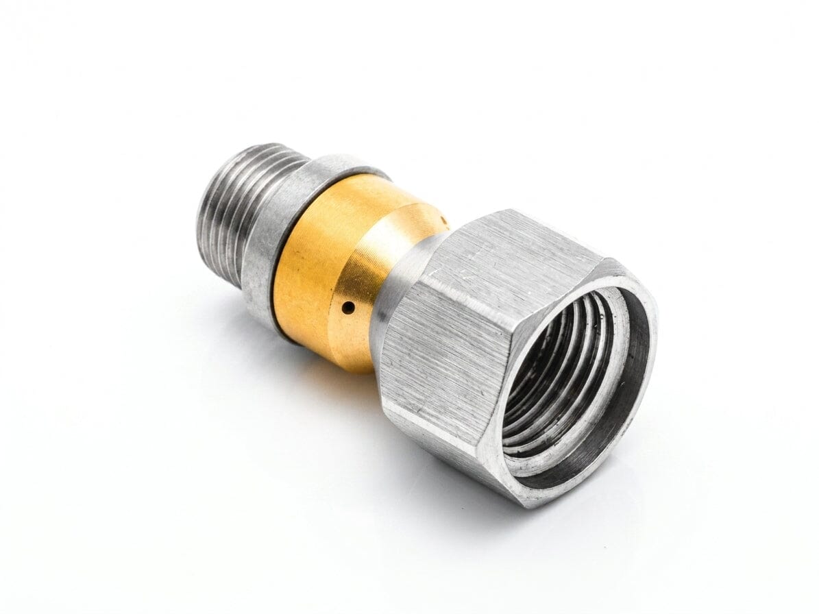 3/8" FPT Stainless Steel Rotating Sewer Jetter Nozzle | Size 8.5 Sewer Jetter Nozzle Veloci Performance Products