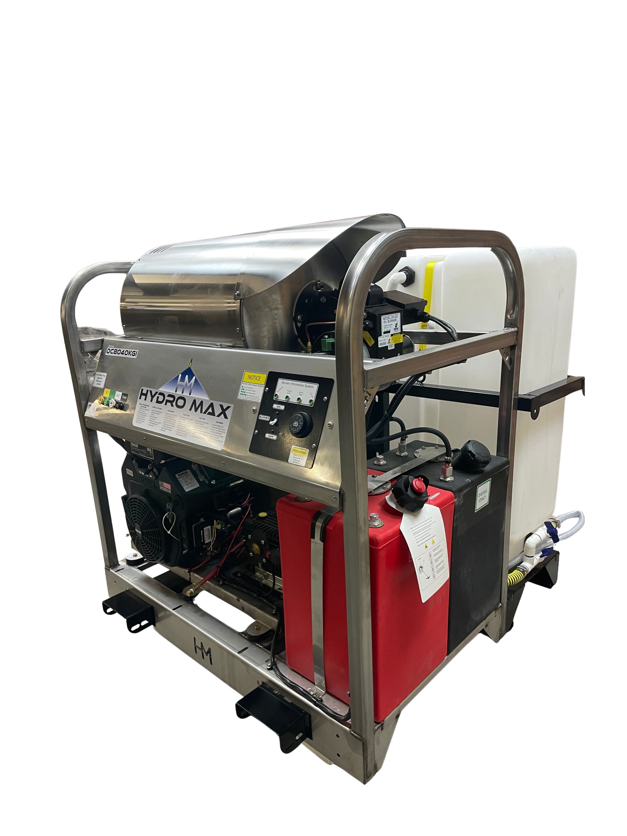 Hydro Max Tank Skid-TSDC8040KGi-100 (100gallon) 8gpm@4000psi-Hot Water Pressure Washer Tank skid BCE Cleaning Systems