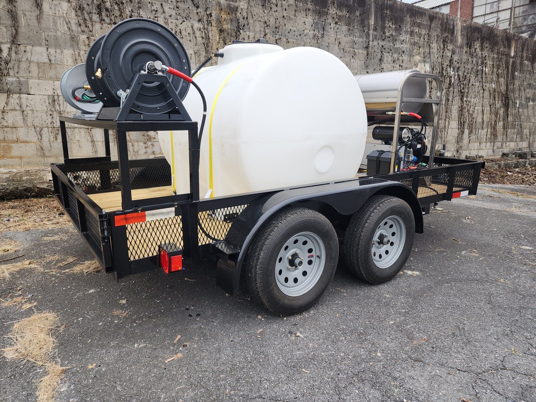 Hydro Max - 5.6gpm at 3600psi Hot Water Trailer Package - SS Unit - BCE Cleaning Systems