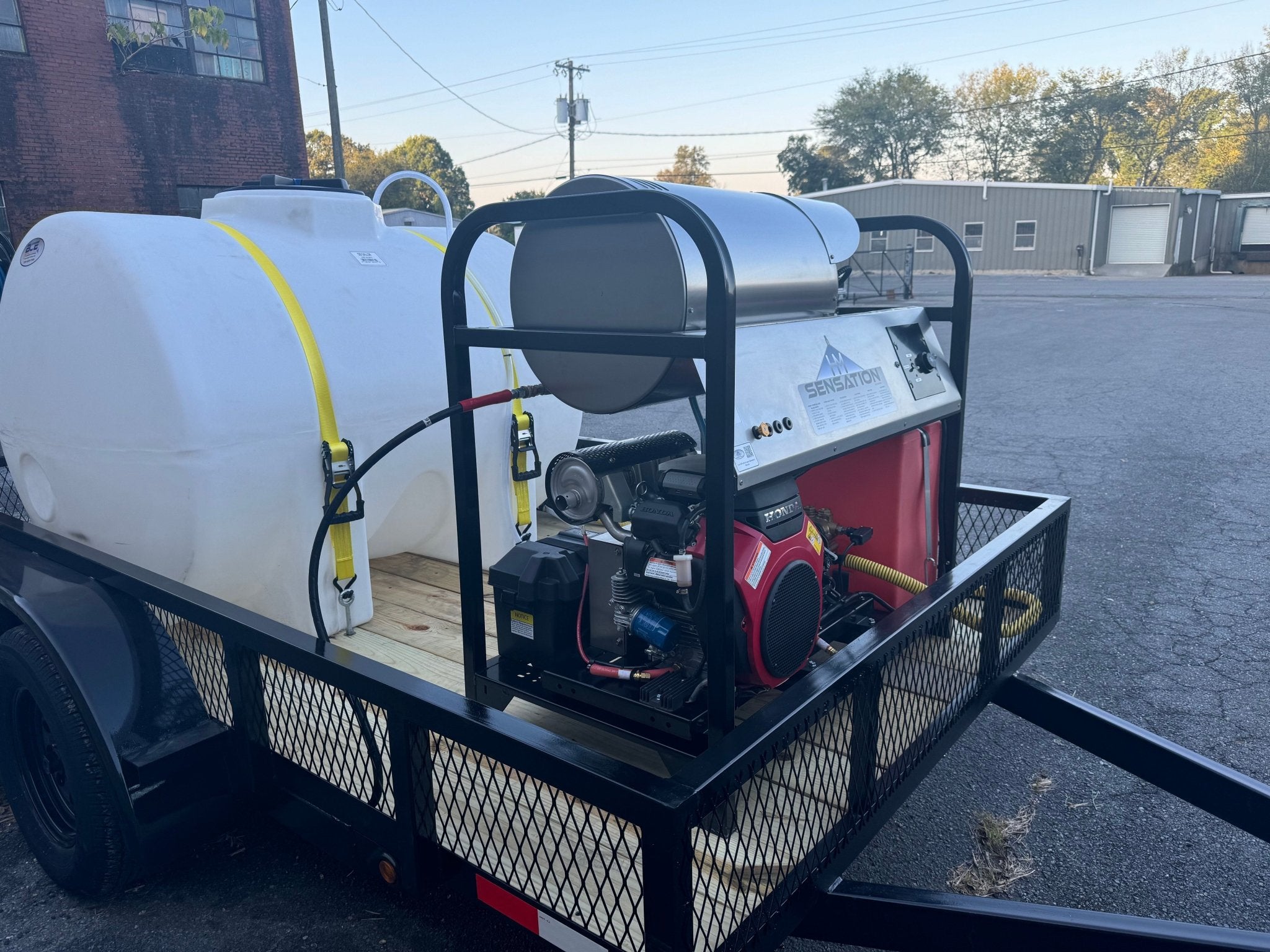Hydro Max - 8gpm at 3500psi Hot Water Trailer Package - SG840HA - BCE Cleaning Systems
