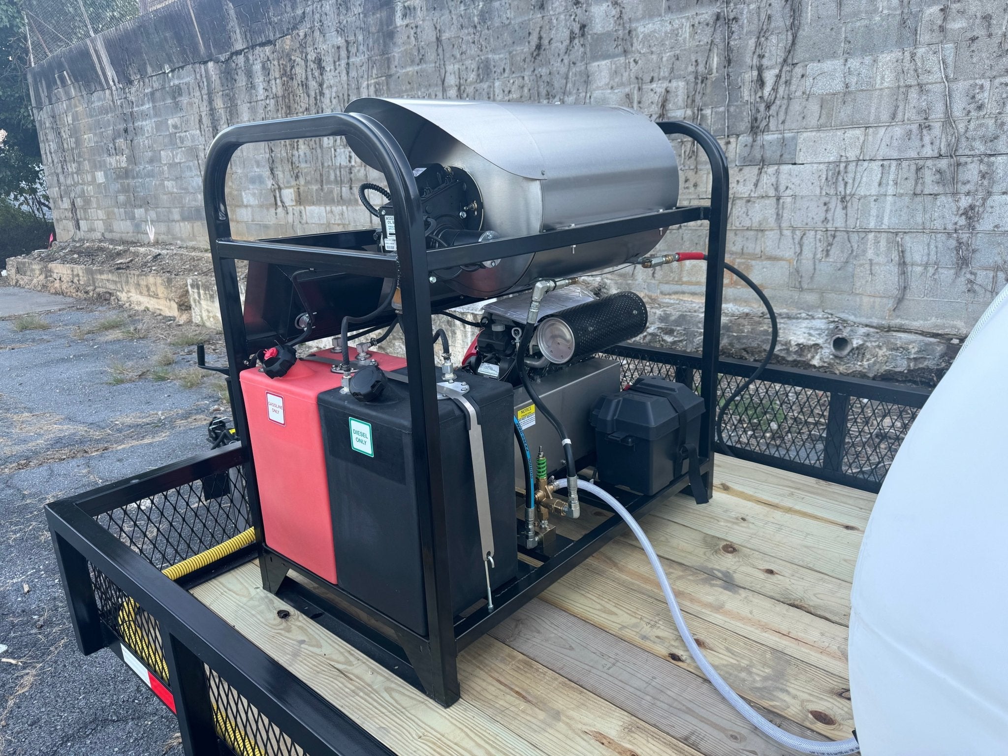 Hydro Max - 8gpm at 3500psi Hot Water Trailer Package - SG840HA - BCE Cleaning Systems