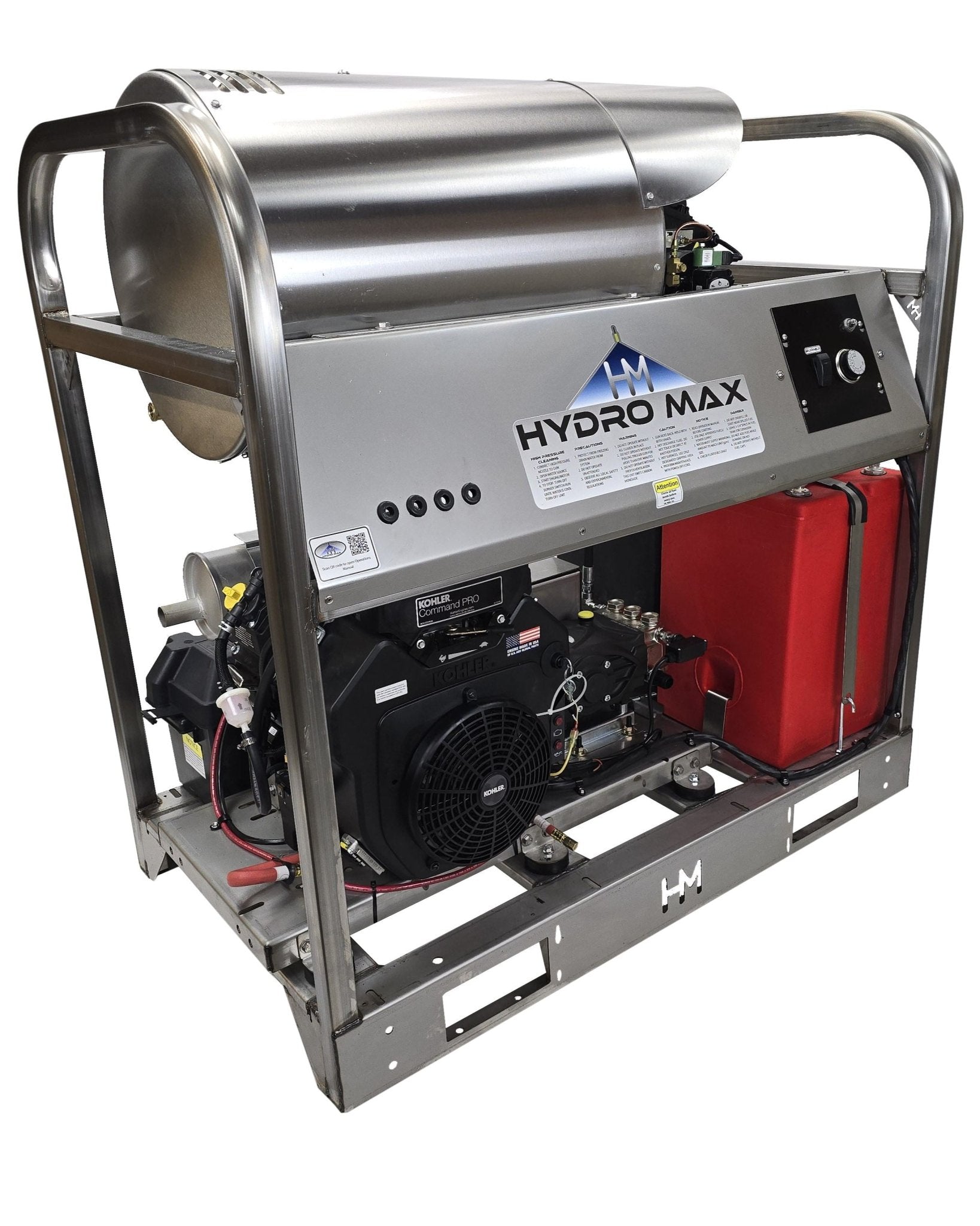 Hydro Max DC6050KGi - 6gpm @ 5100psi - Kohler injection - Hot Pressure Washer - BCE Cleaning Systems
