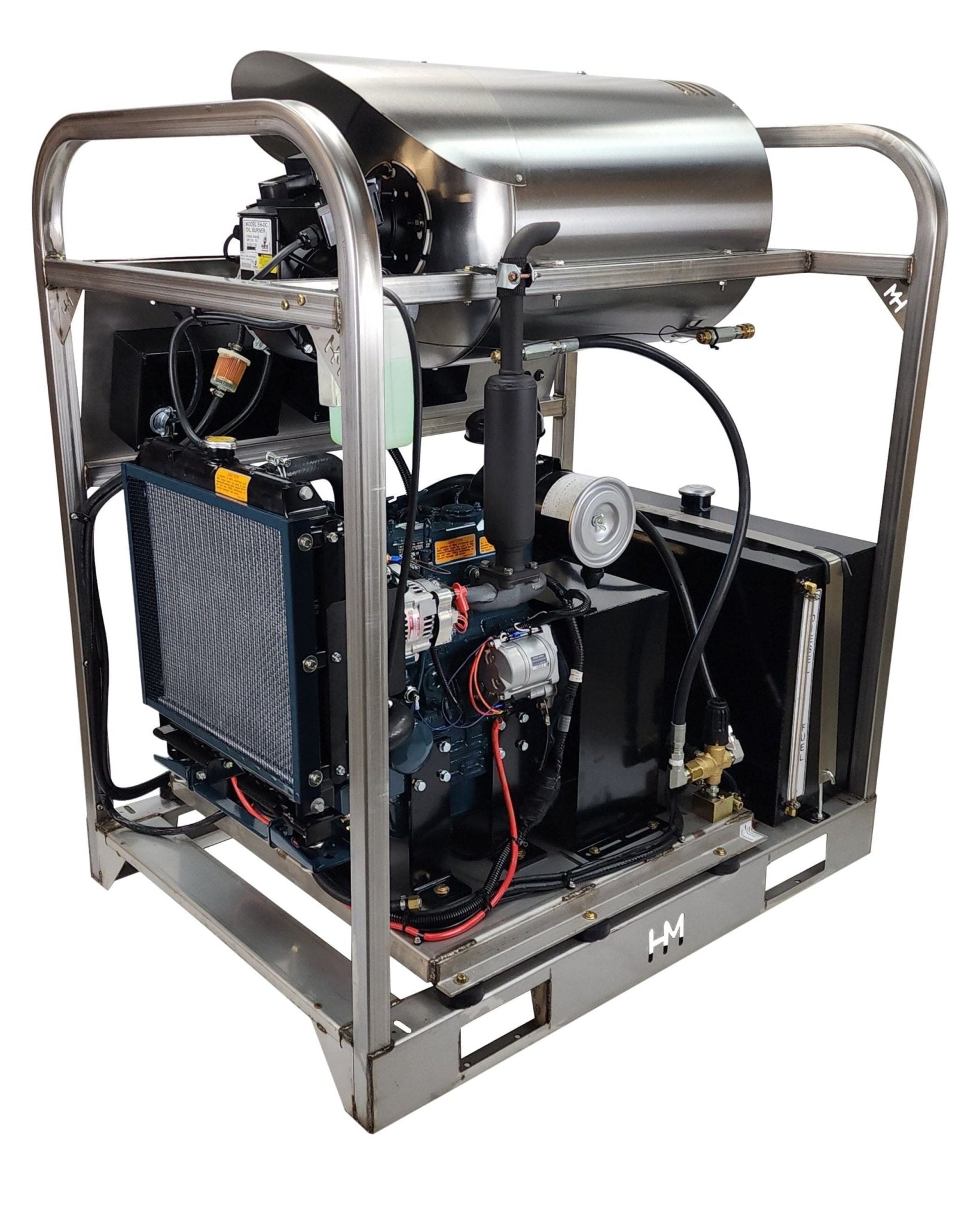 Hydro Max DCD6050KuG - 6gpm @ 5100psi - Kubota diesel - Hot Pressure Washer - BCE Cleaning Systems