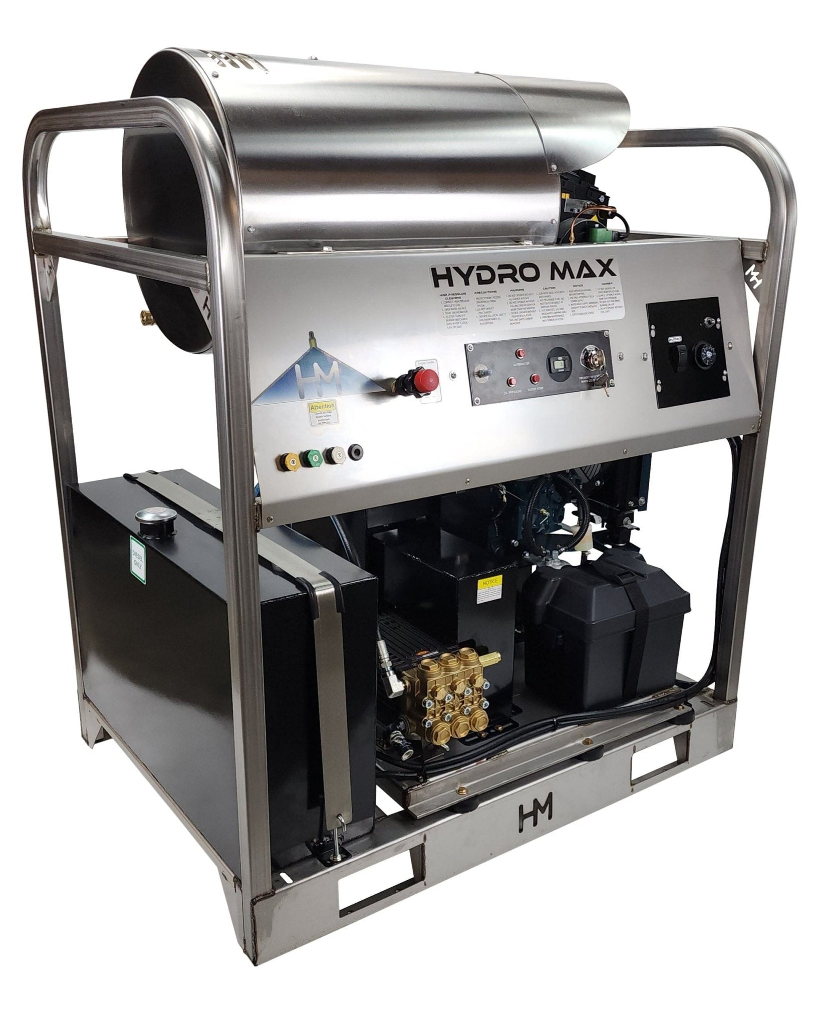 Hydro Max DCD6050KuG - 6gpm @ 5100psi - Kubota diesel - Hot Pressure Washer - BCE Cleaning Systems