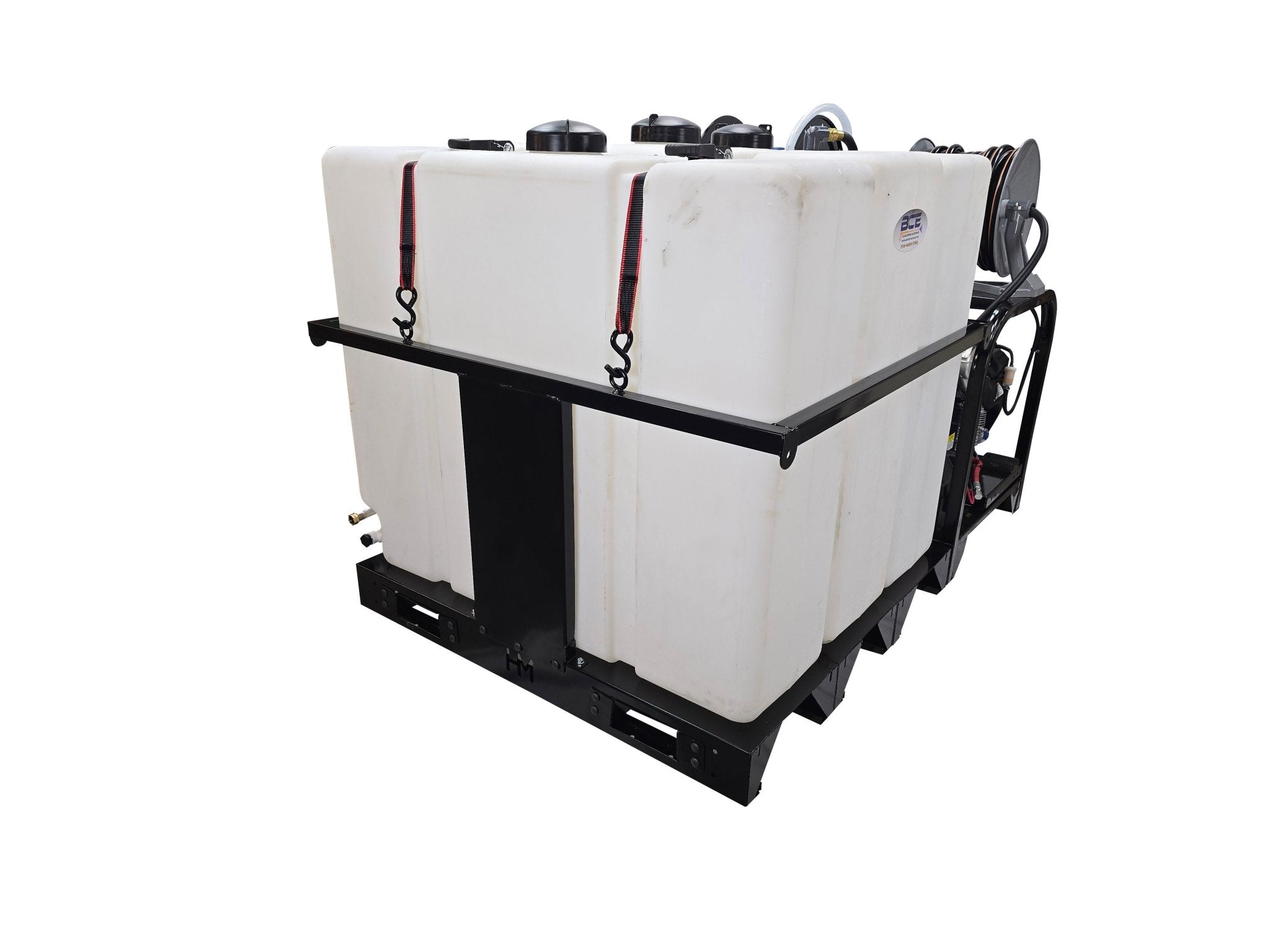 Hydro Max Tank Skid - TSCW6050HGI - 300 (300gallon) 5.5gpm@5000psi - BCE Cleaning Systems