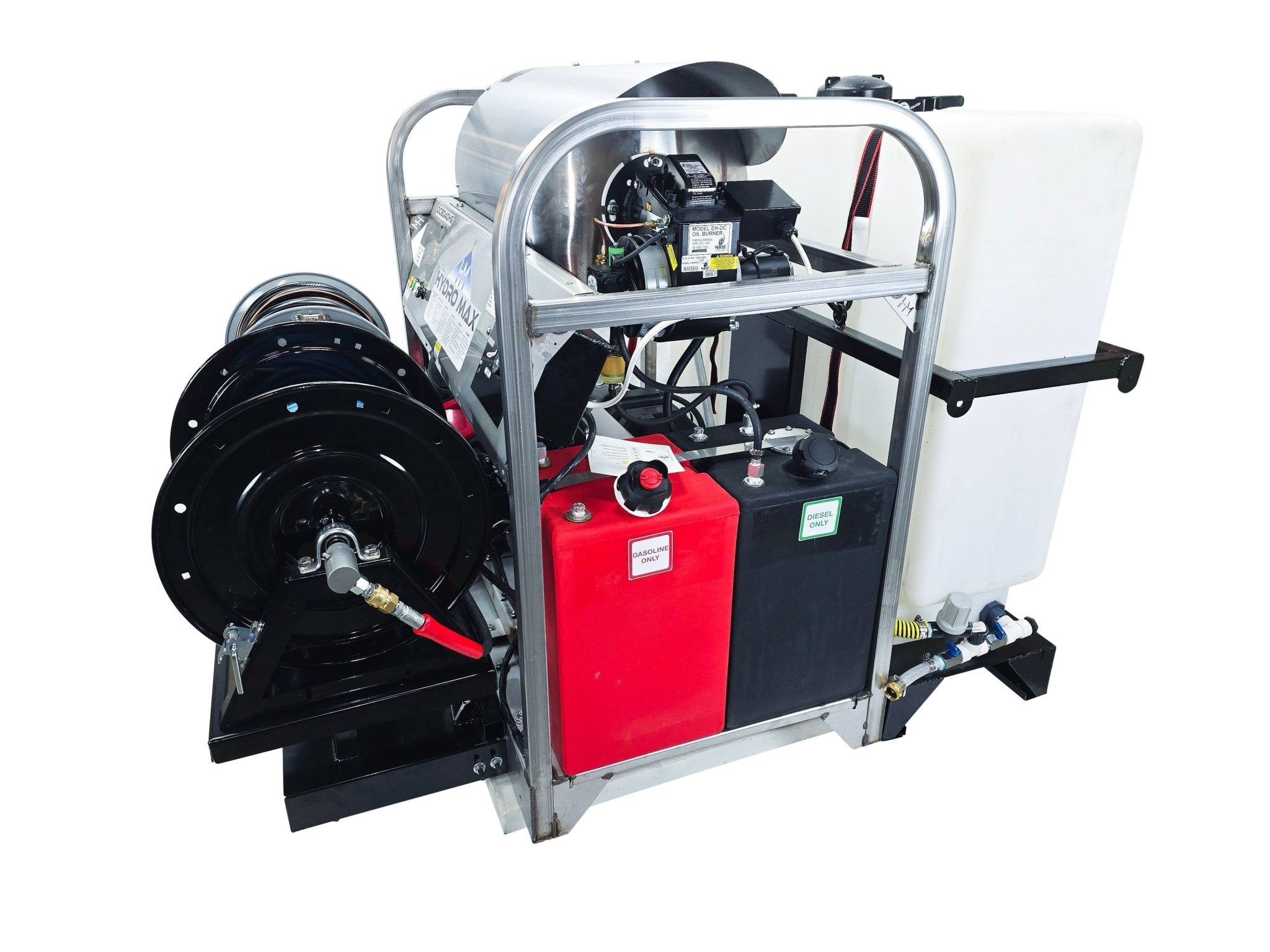 Hydro Max Tank Skid - TSDC6050HGI - 100 (100gallon) 5.5gpm@5000psi - Hot Water - BCE Cleaning Systems