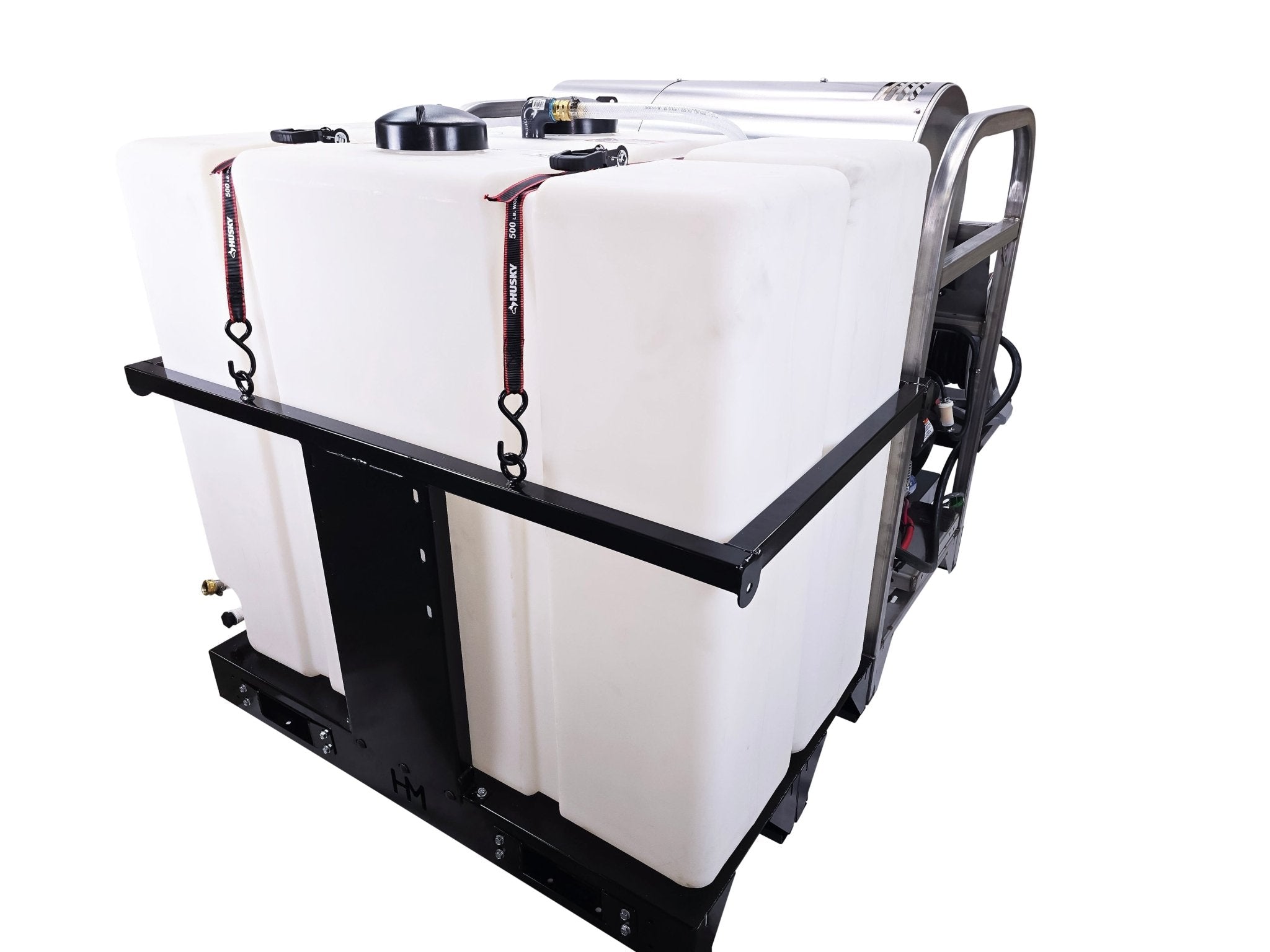 Hydro Max Tank Skid - TSDC8030HG - 200 (200gallon) 8gpm@3000psi - Hot Water - BCE Cleaning Systems