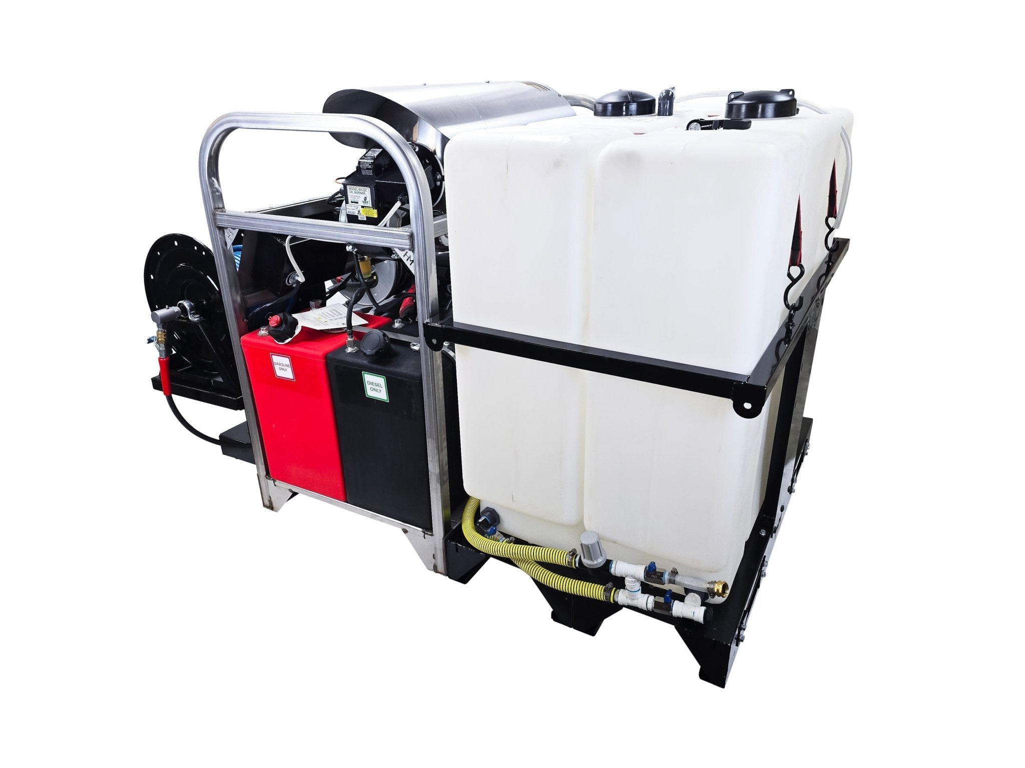 Hydro Max Tank Skid - TSDC8030HG - 200 (200gallon) 8gpm@3000psi - Hot Water - BCE Cleaning Systems