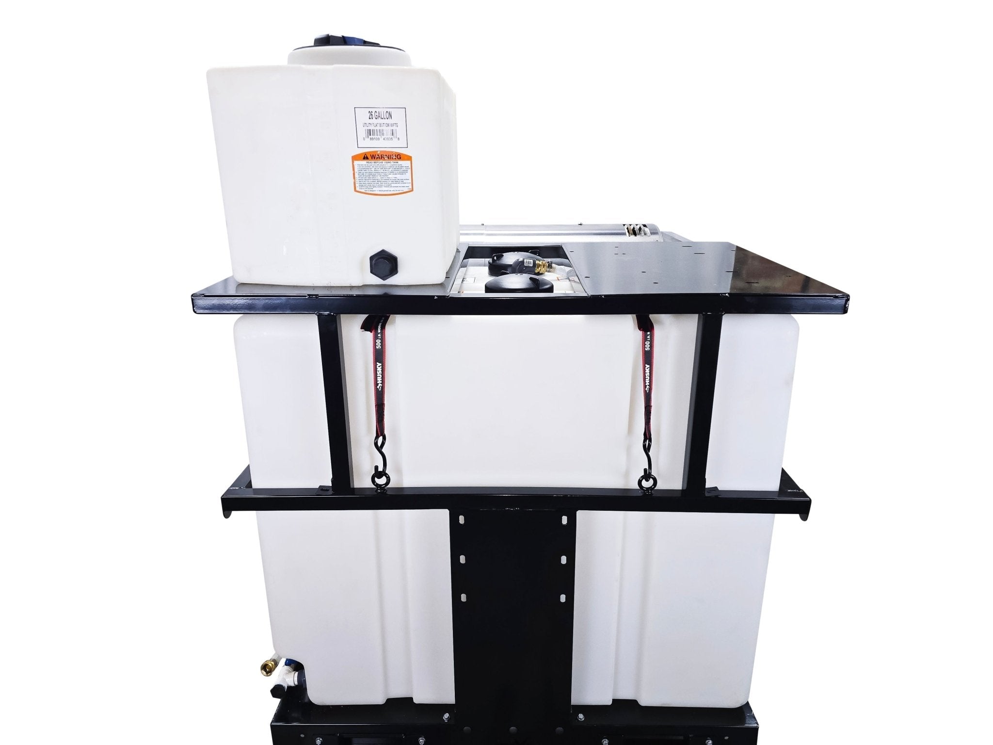 Hydro Max Tank Skid - TSDC8540KCi - 100 (100gallon) 8gpm@4000psi - Hot Water - BCE Cleaning Systems