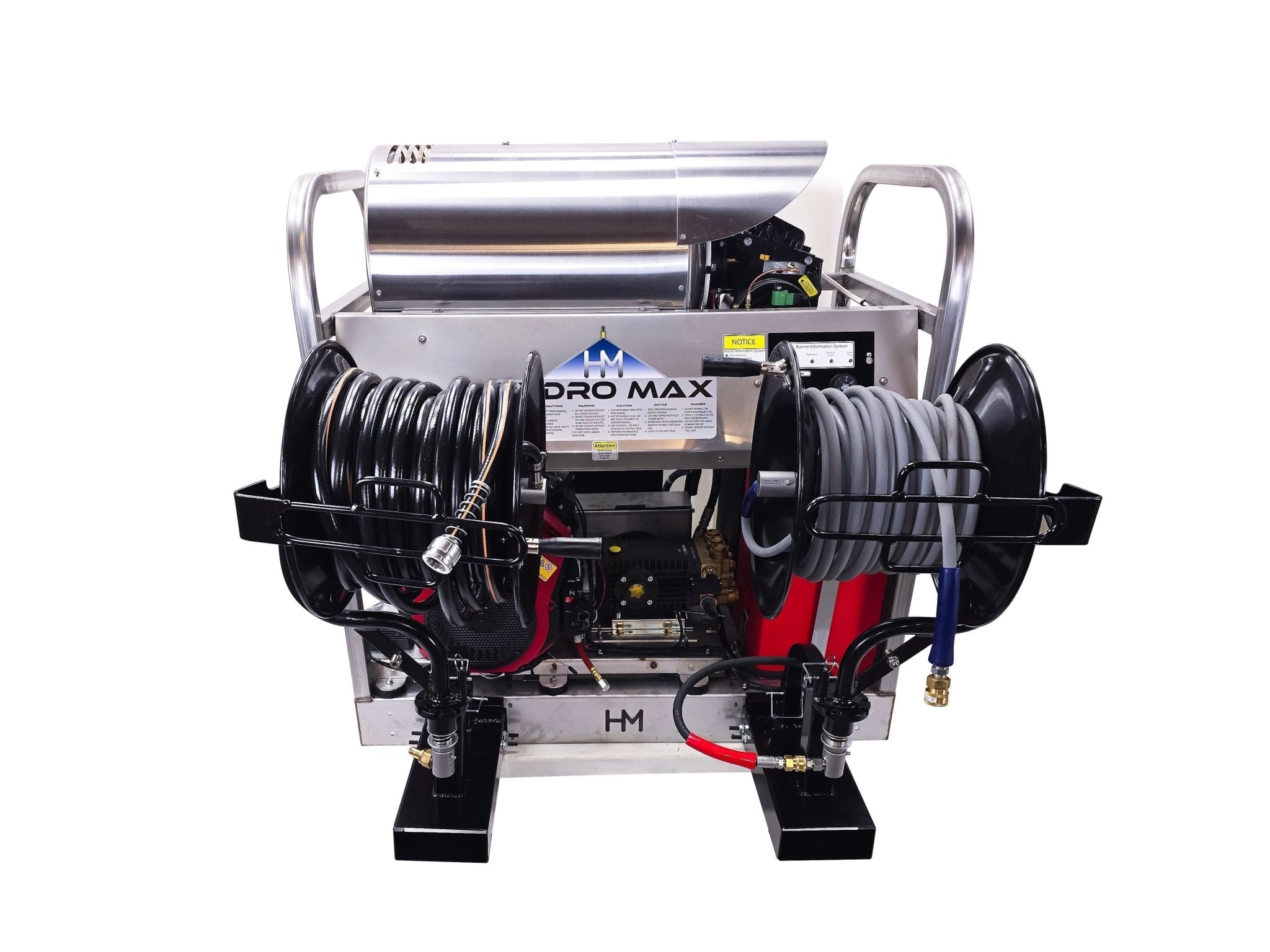 Hydro Max Tank Skid - TSDC8540KCi - 100 (100gallon) 8gpm@4000psi - Hot Water - BCE Cleaning Systems