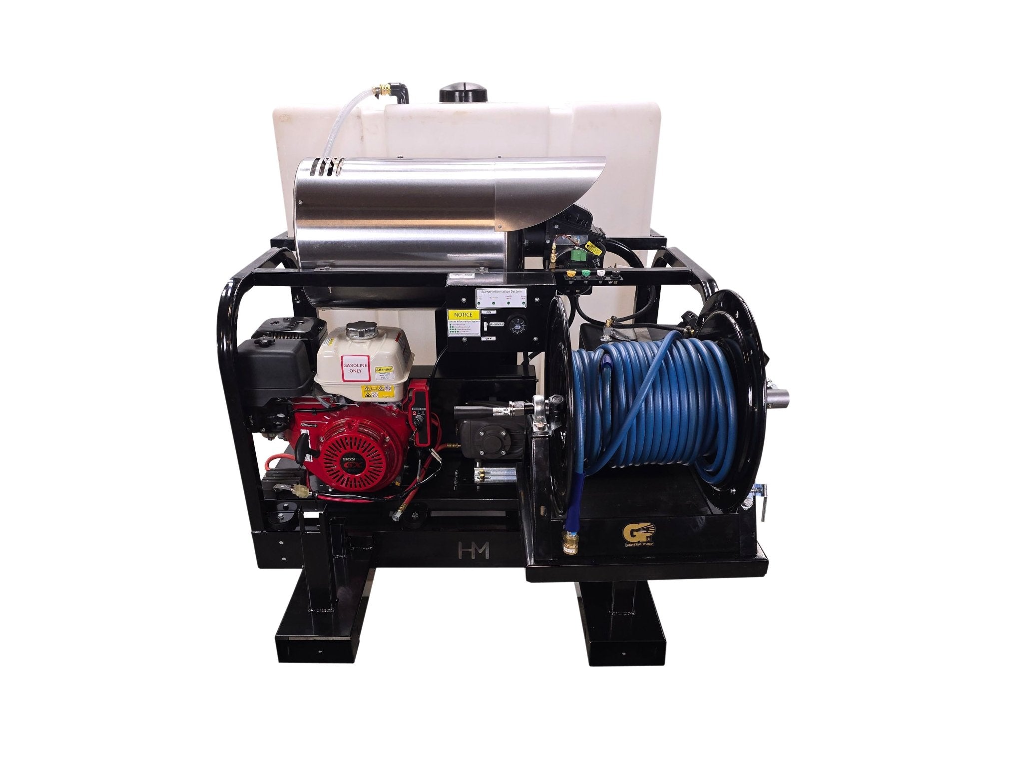 Hydro Max Tank Skid - TSSG435HG - 100 (100gallon) 4gpm@3500psi - Hot Water - BCE Cleaning Systems