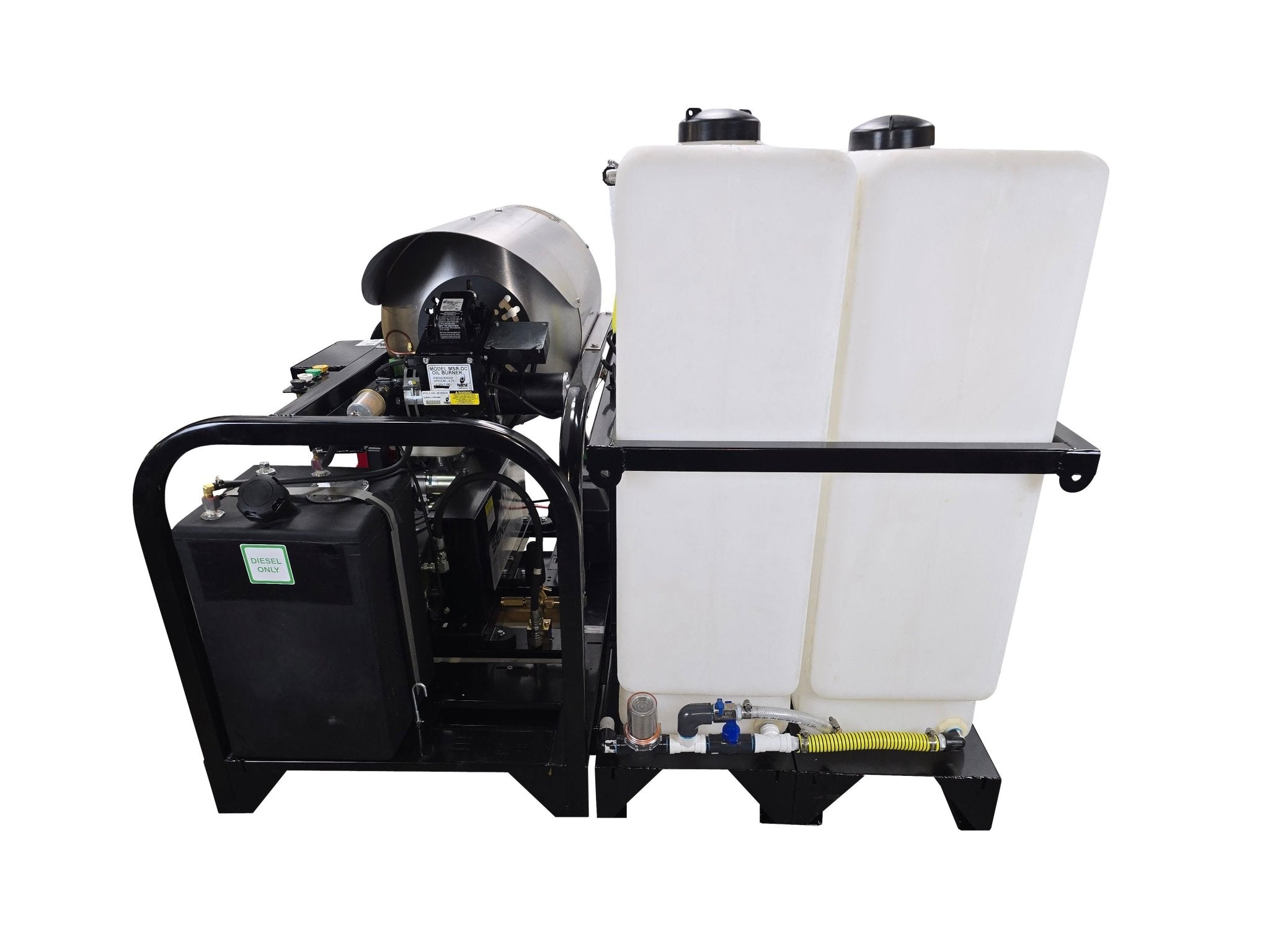 Hydro Max Tank Skid - TSSG435HG - 200 (200gallon) 4gpm@3500psi - Hot Water - BCE Cleaning Systems