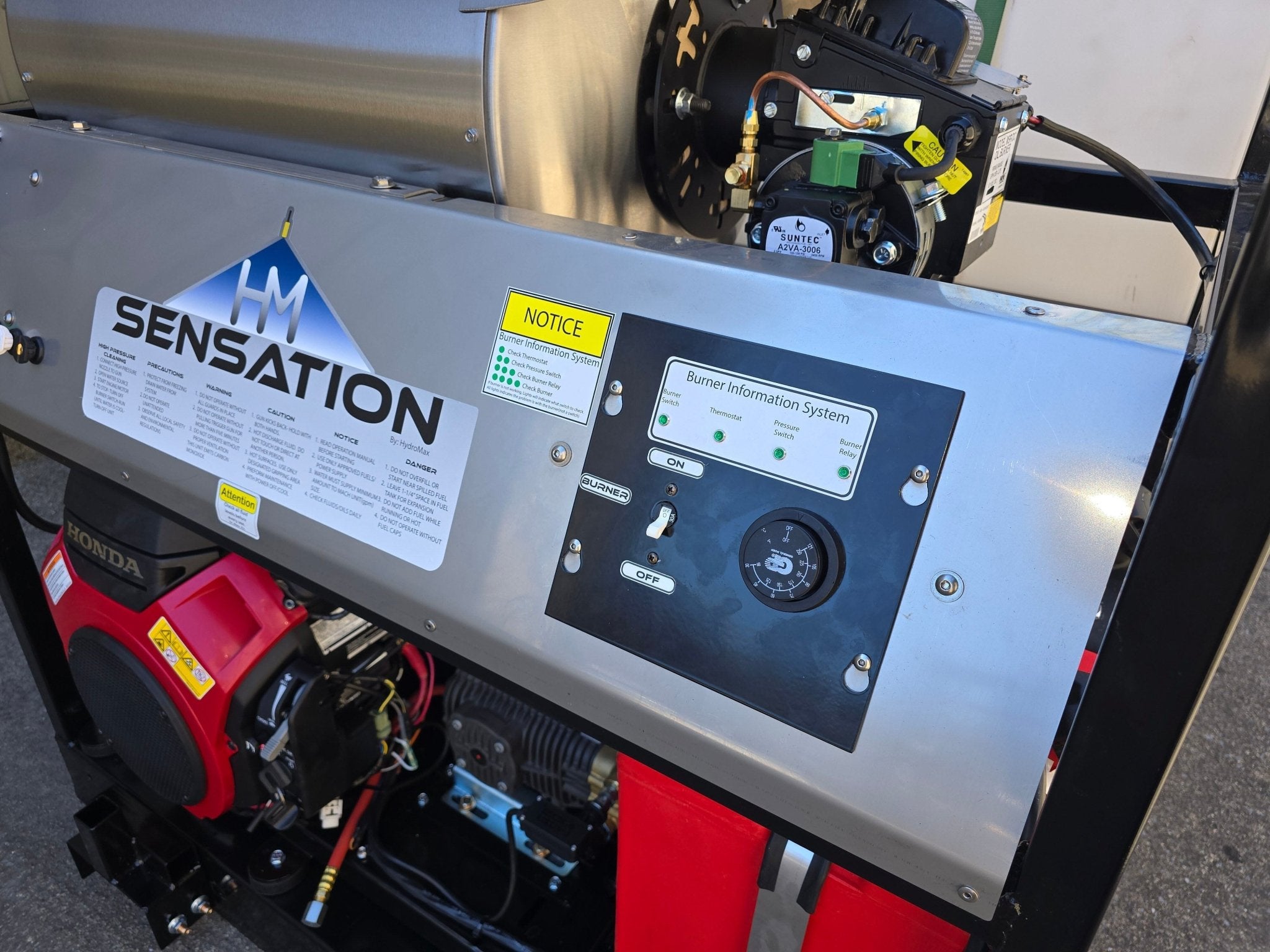 Hydro Max Tank Skid - TSSG640HA - 100 (100gallon) 5.5gpm@3500psi - Hot Water - BCE Cleaning Systems