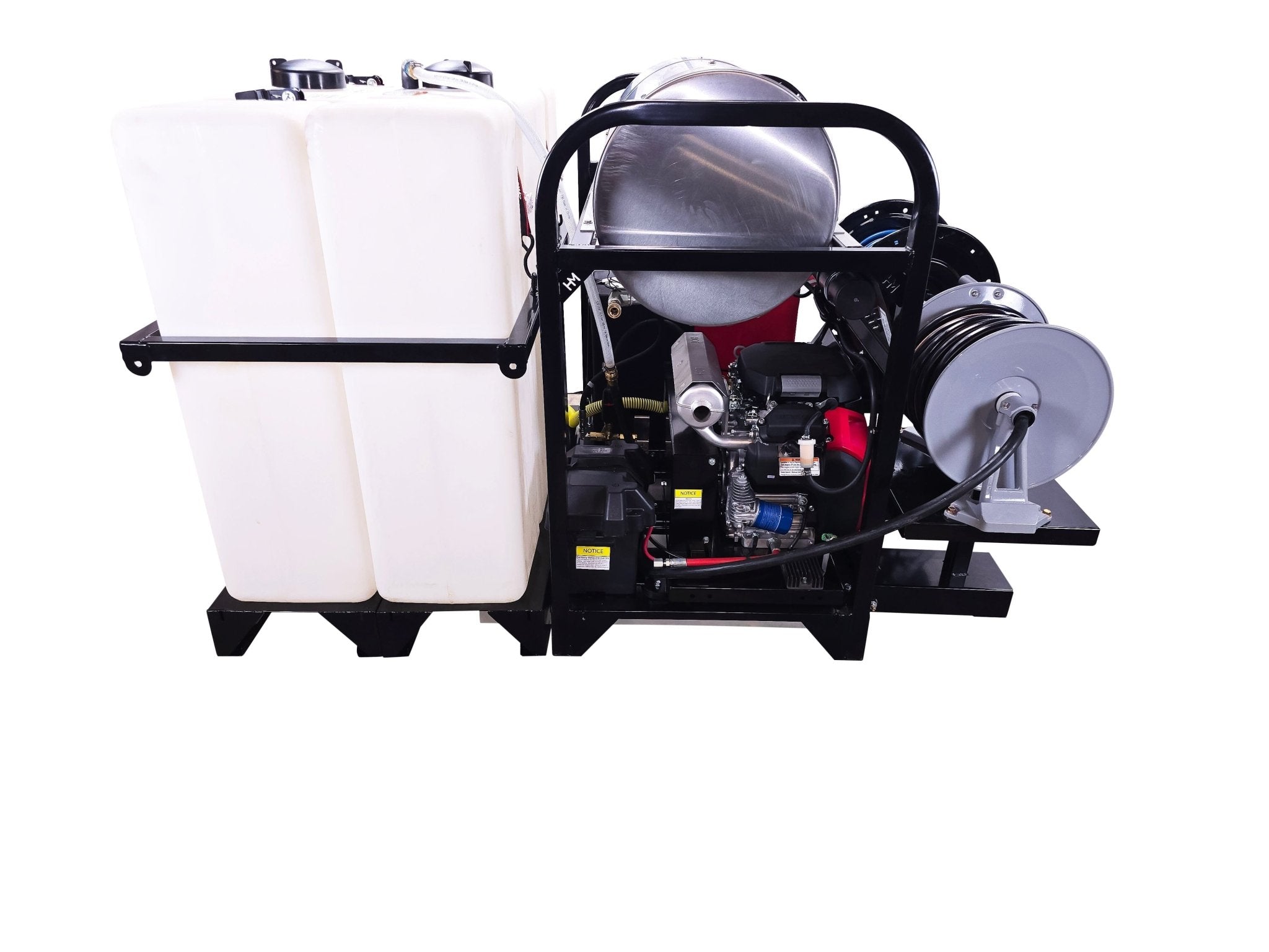 Hydro Max Tank Skid - TSSG840HA - 200 (200gallon) 8gpm@3500psi - Hot Water - BCE Cleaning Systems