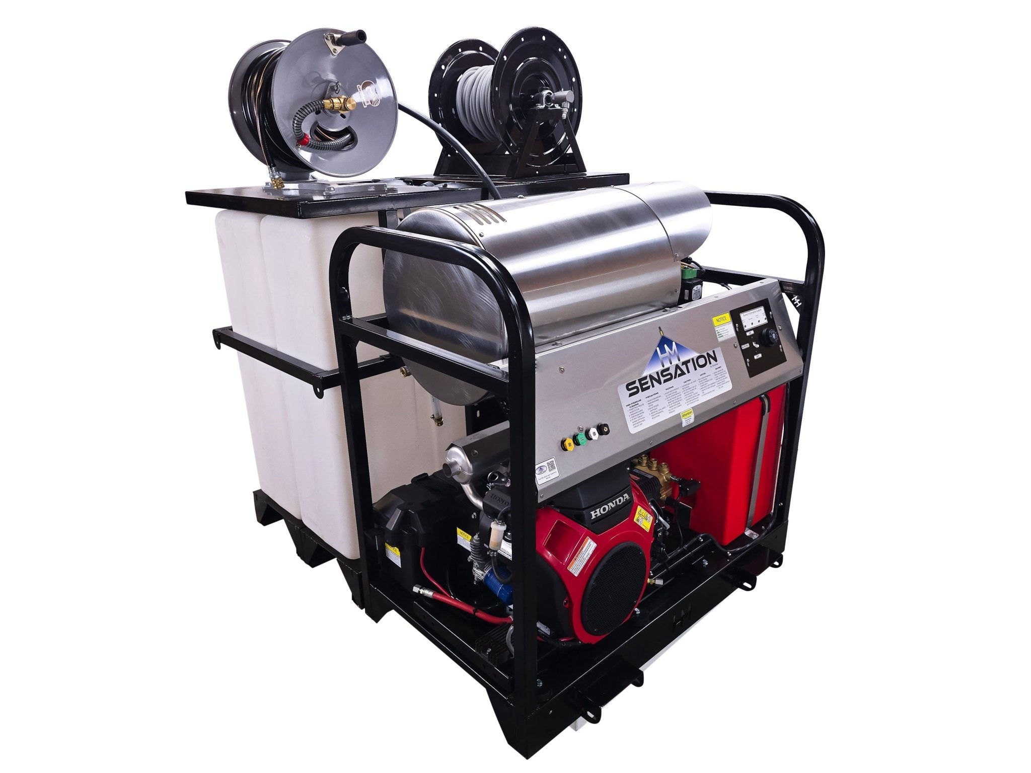 Hydro Max Tank Skid - TSSG840HA - 200 (200gallon) 8gpm@3500psi - Hot Water - BCE Cleaning Systems