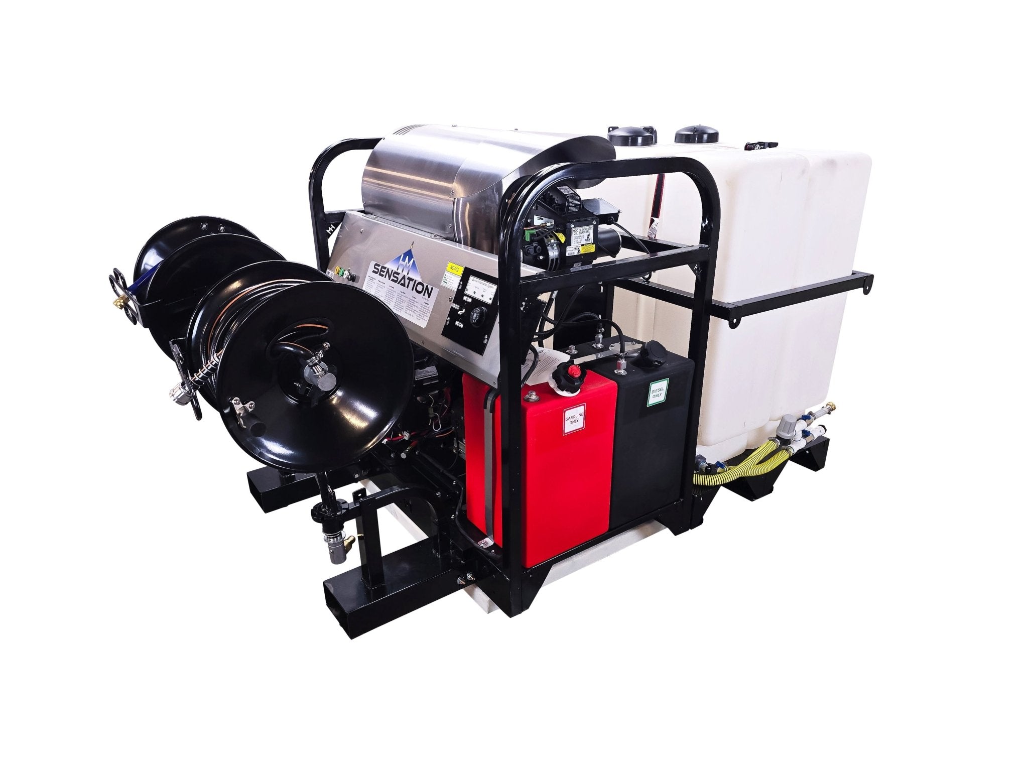 Hydro Max Tank Skid - TSSG840HA - 200 (200gallon) 8gpm@3500psi - Hot Water - BCE Cleaning Systems