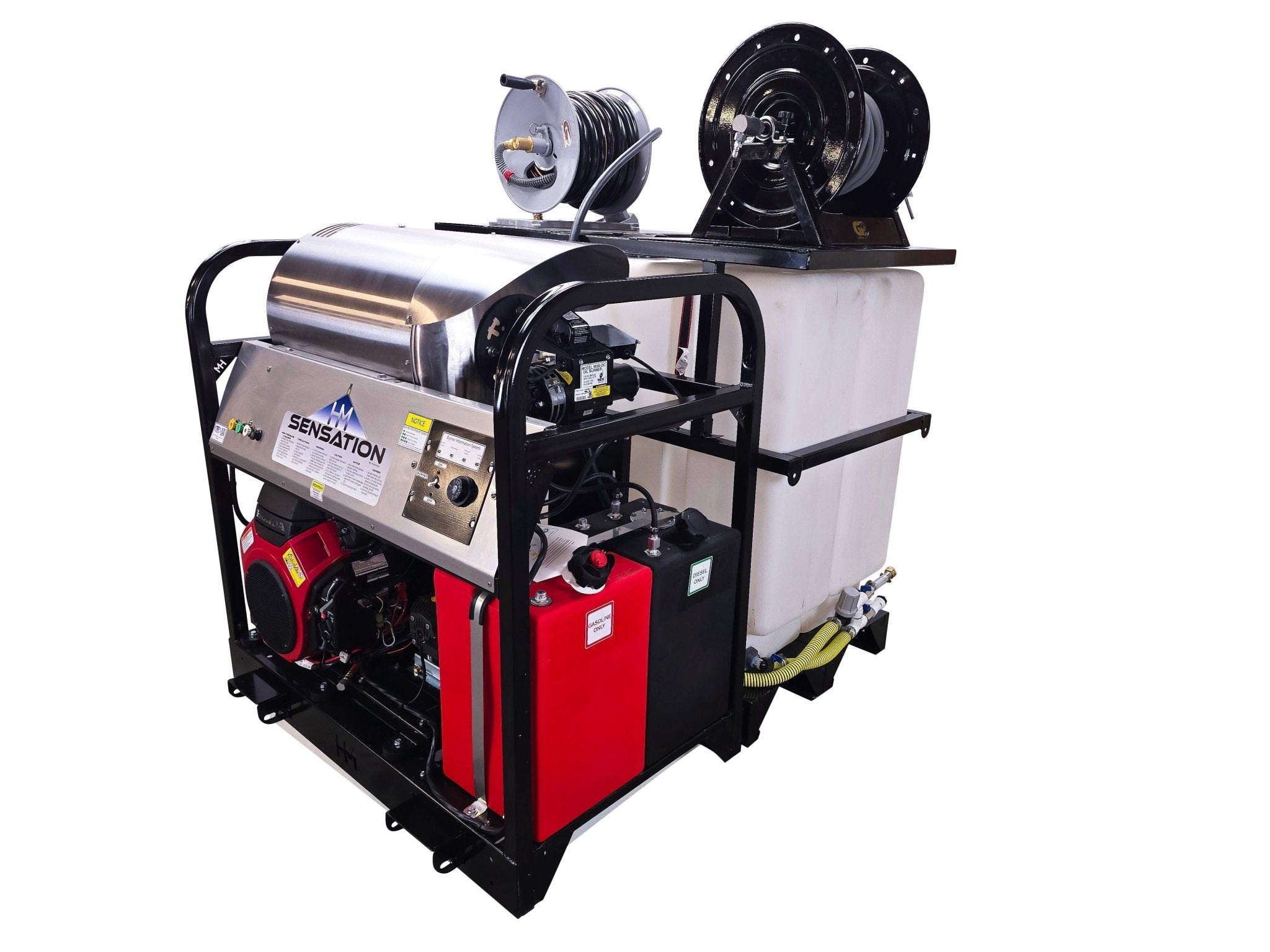 Hydro Max Tank Skid - TSSG840HA - 200 (200gallon) 8gpm@3500psi - Hot Water - BCE Cleaning Systems