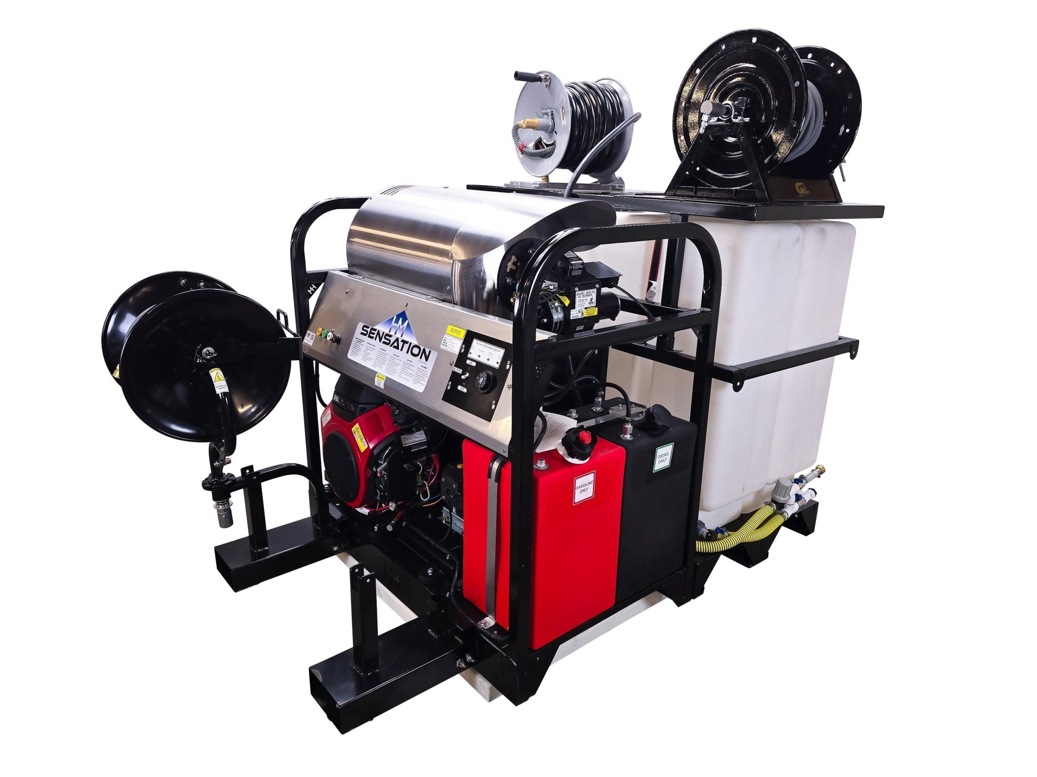 Hydro Max Tank Skid - TSSG840HA - 200 (200gallon) 8gpm@3500psi - Hot Water - BCE Cleaning Systems