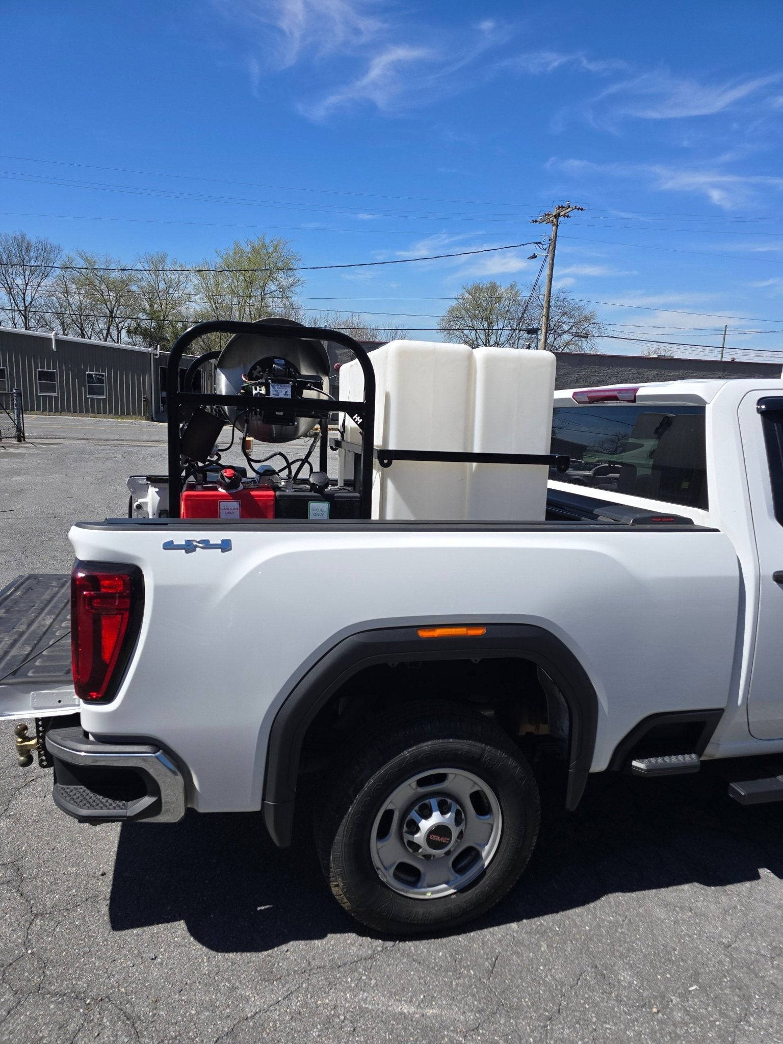 Hydro Max Tank Skid - TSSG840HA - 200 (200gallon) 8gpm@3500psi - Hot Water - BCE Cleaning Systems