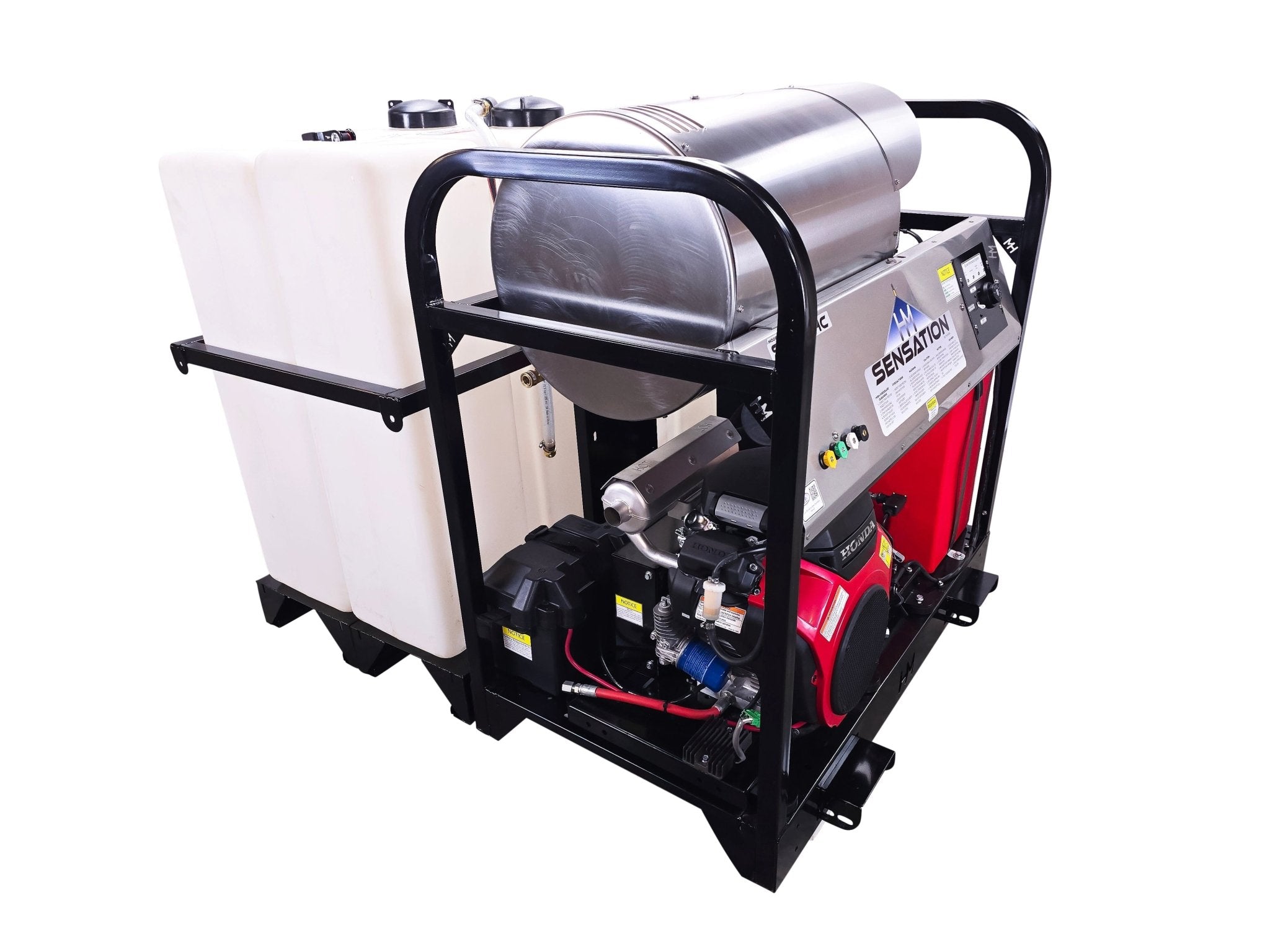 Hydro Max Tank Skid - TSSG840HA - 200 (200gallon) 8gpm@3500psi - Hot Water - BCE Cleaning Systems