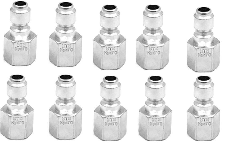 1/4" QC Plug - FPT - Stainless Steel (10 Pack) - BCE Cleaning Systems
