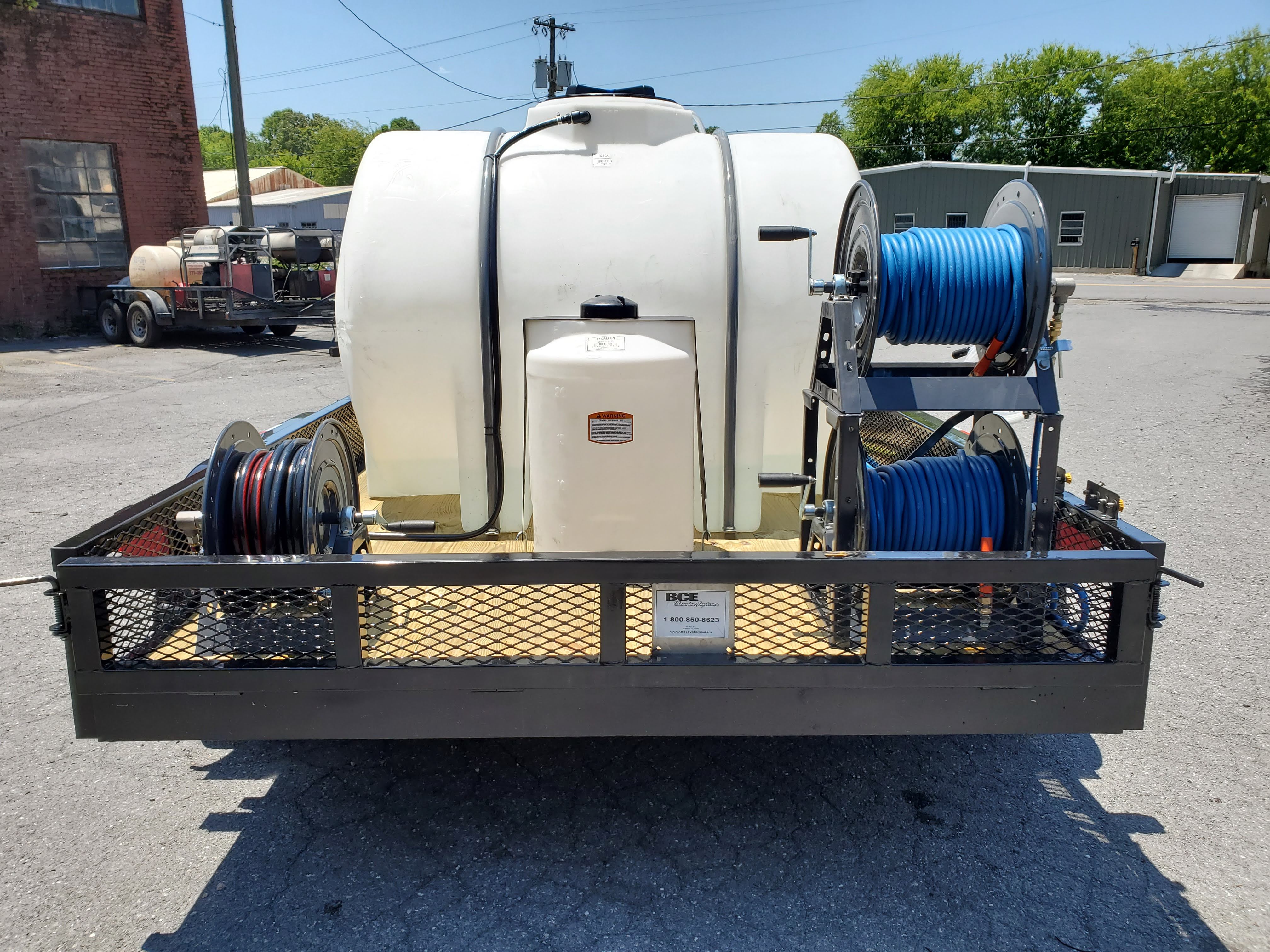 Hydro Max-8gpm at 4000psi Hot Water Trailer Package-Diesel Engine BCE Cleaning Systems