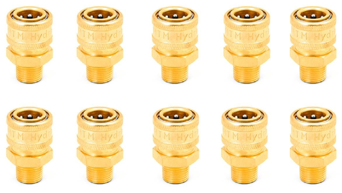1/4" Quick Coupler Socket-MPT (10-Pack) MTM