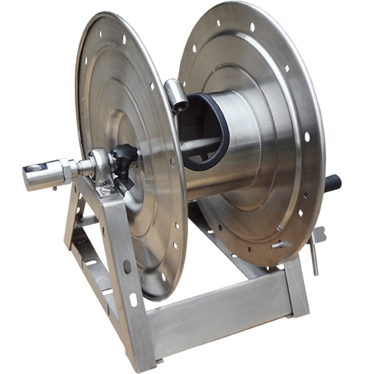 GP A - Frame Hose Reel - 5000psi Rated - 300' Capacity - Stainless Steel - BCE Cleaning Systems