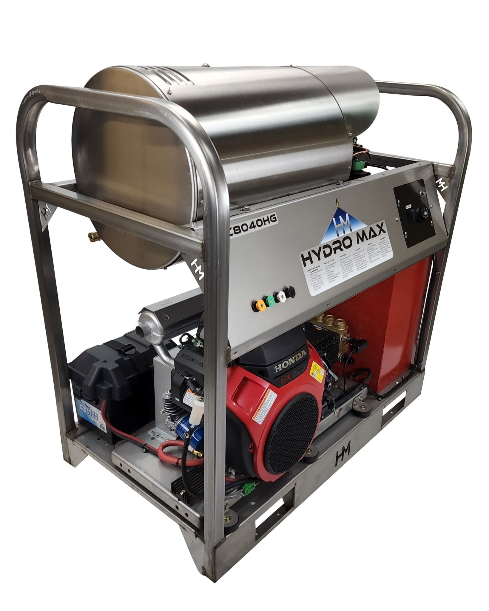 Hydro Max DC6040HG - 5.6gpm @ 3600psi - Honda belt drive - Hot Pressure Washer - BCE Cleaning Systems