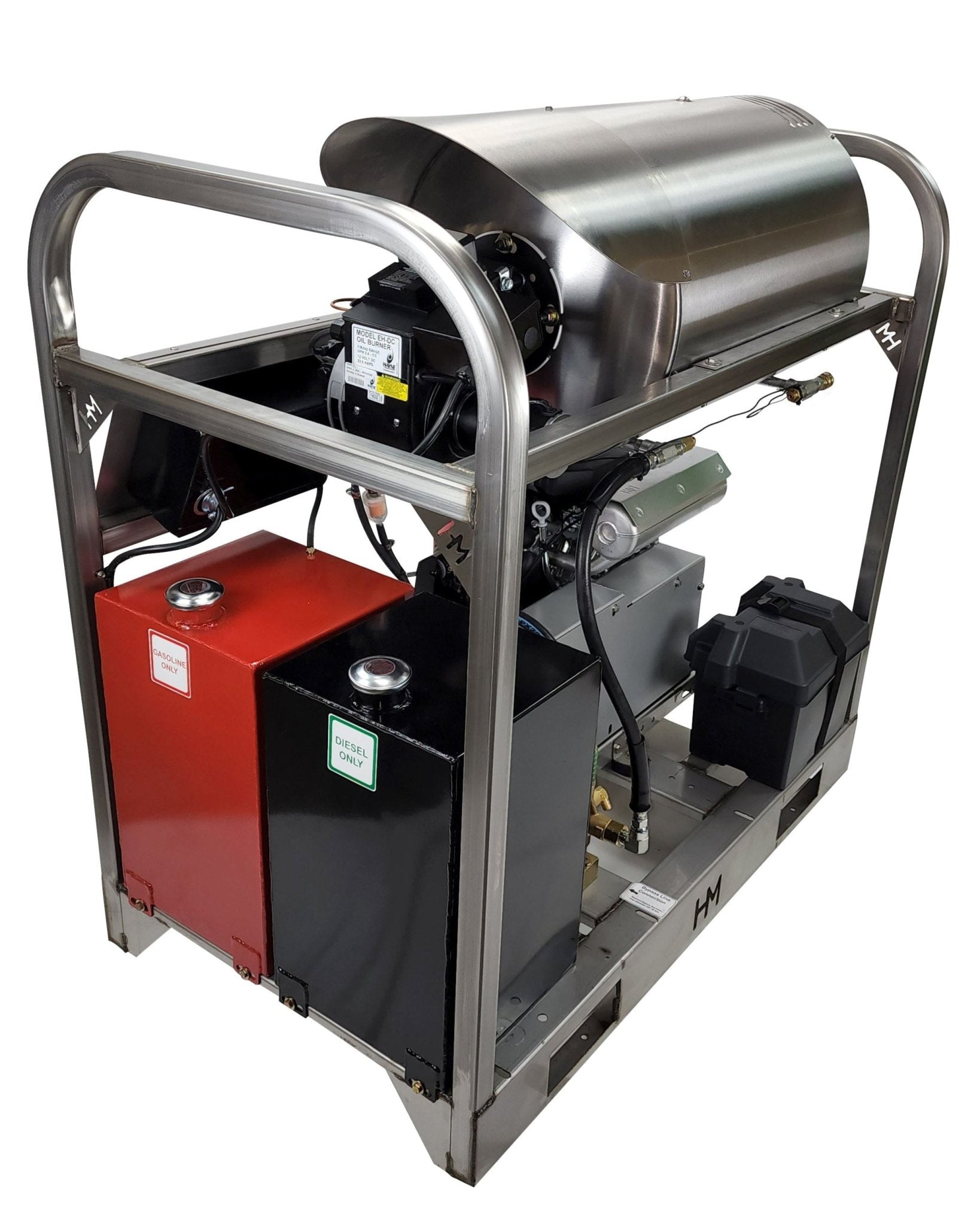 Hydro Max DC8030HG - 8gpm @ 3000psi - Honda belt drive - Hot Pressure Washer - BCE Cleaning Systems