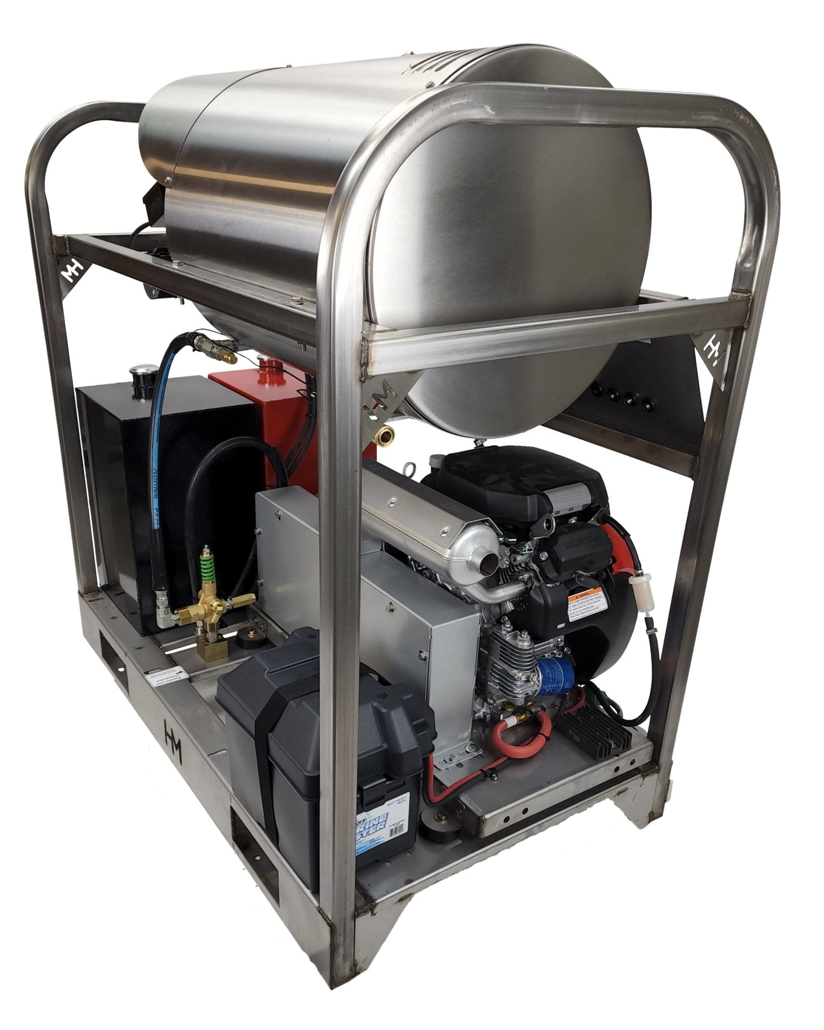 Hydro Max DC8030HG - 8gpm @ 3000psi - Honda belt drive - Hot Pressure Washer - BCE Cleaning Systems