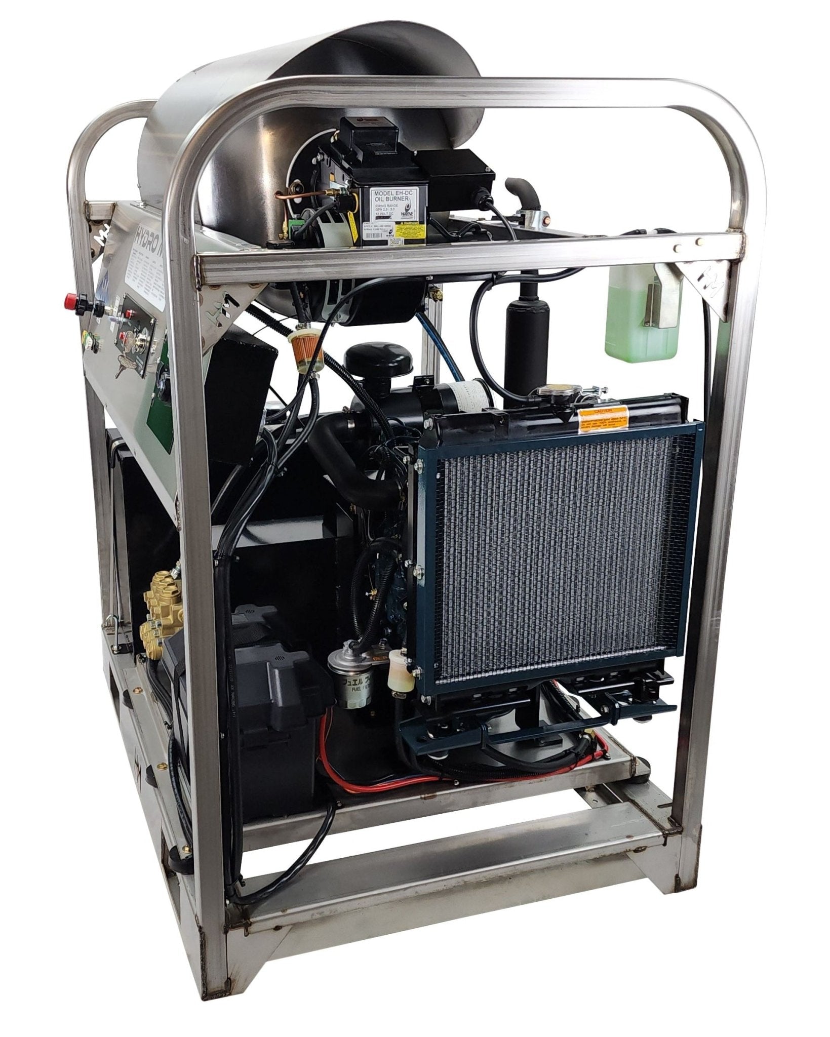 Hydro Max DCD10032KuG - 10gpm @ 3200psi, Kubota diesel - Hot Pressure Washer - BCE Cleaning Systems