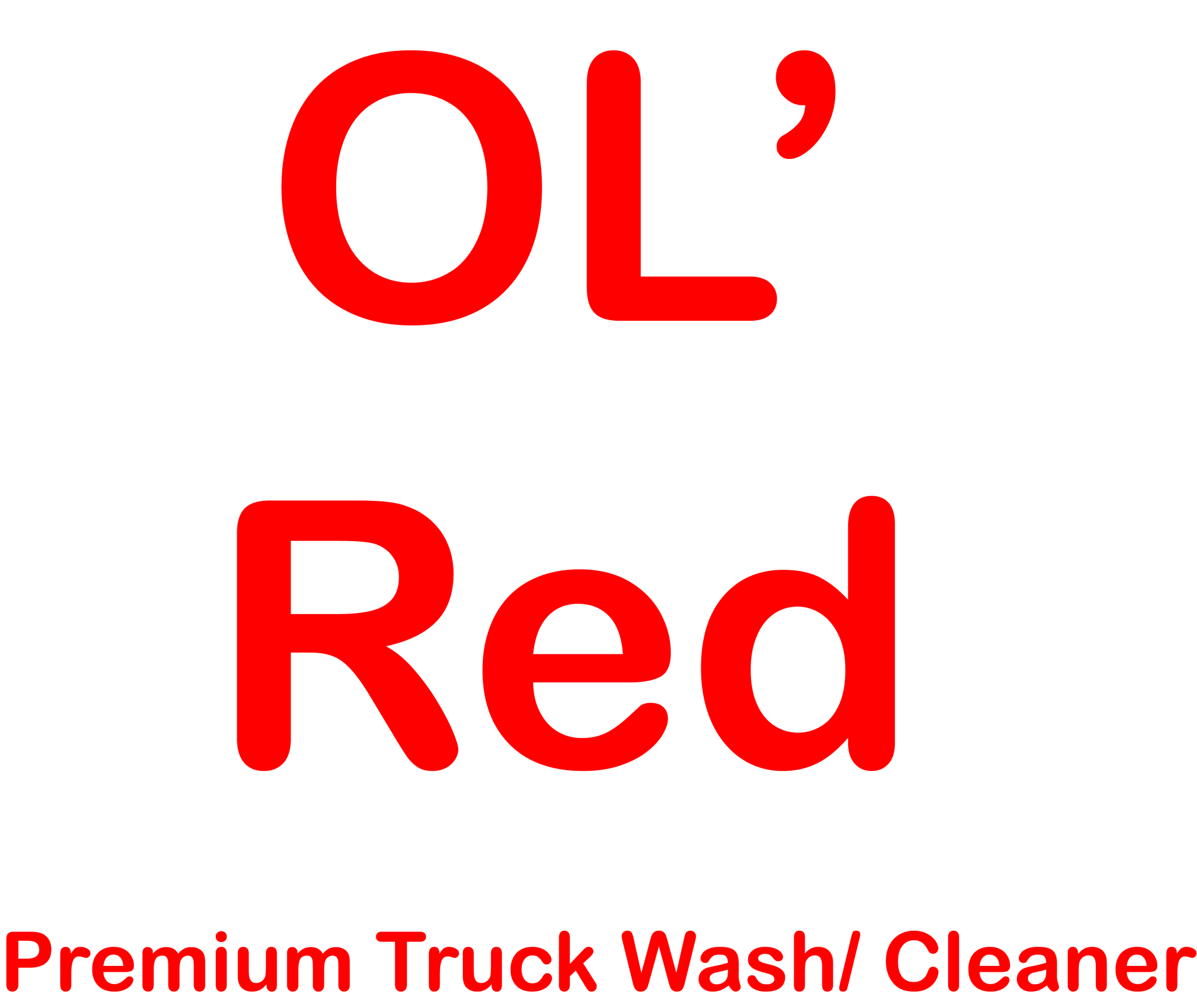 OL' Red - Premium Truck Wash - Powder Detergent - BCE Cleaning Systems