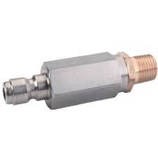 1/4" High Pressure Filter with QC Plug - BCE Cleaning Systems