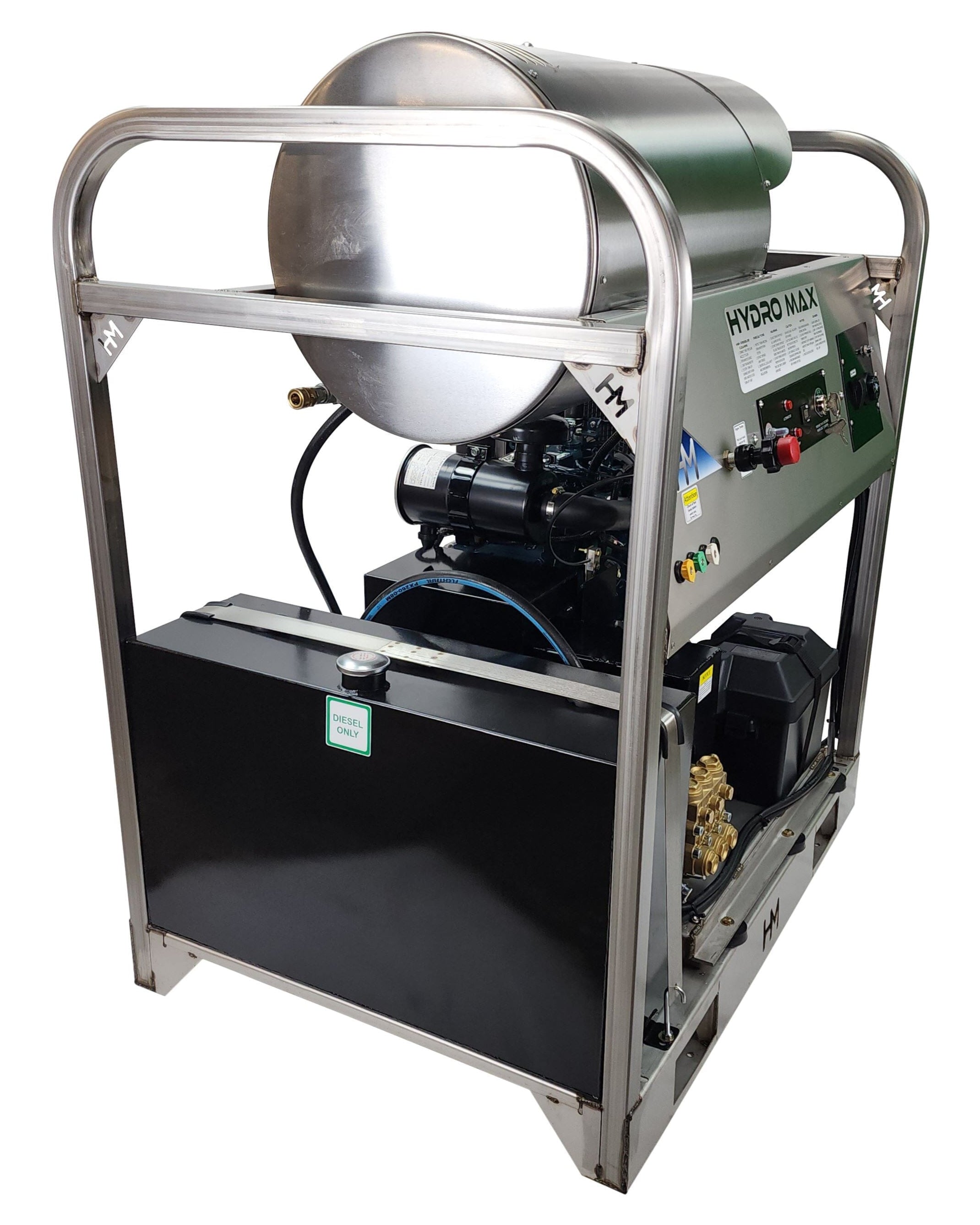 Hydro Max DCD6050KuG- 6gpm/5100psi, Diesel Engine-Belt Drive Pump Pressure Washer Hydro Max 