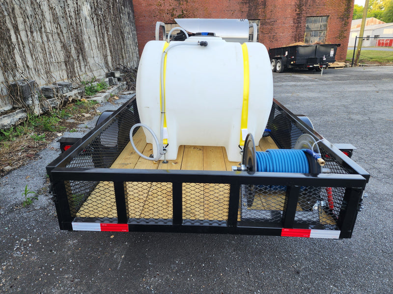 Hydro Max -5gpm at 3500psi Hot Water Trailer Package -Single Axle BCE Cleaning Systems 