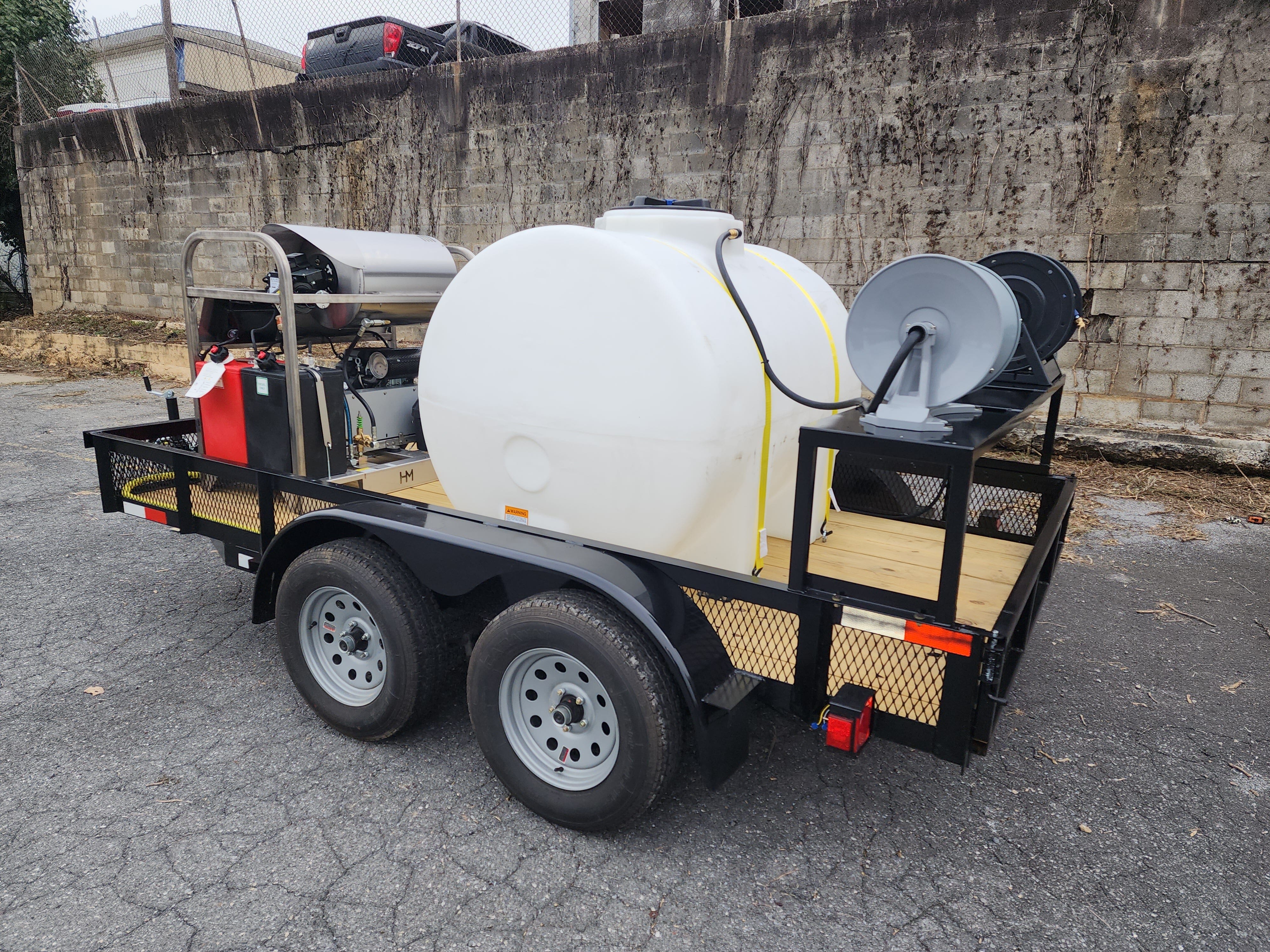 Hydro Max 10gpm at 3500psi- Hot Water Trailer Package-GX Honda-Fuel Injected Pressure Washer Trailer Package BCE Cleaning Systems 