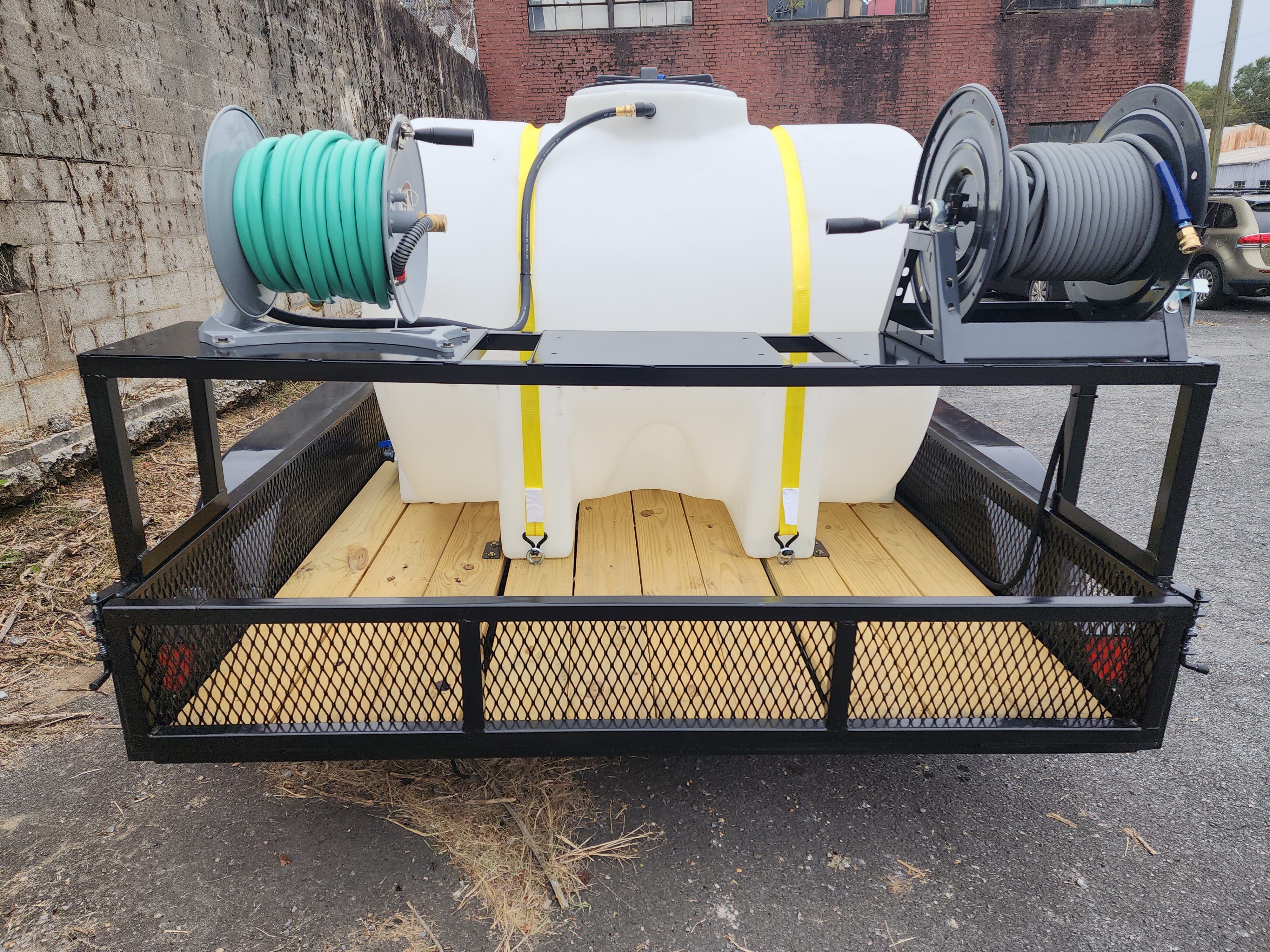 Hydro Max 10gpm at 3000psi Hot Water Trailer Package-SS Unit Pressure Washer Trailer Package BCE Cleaning Systems 