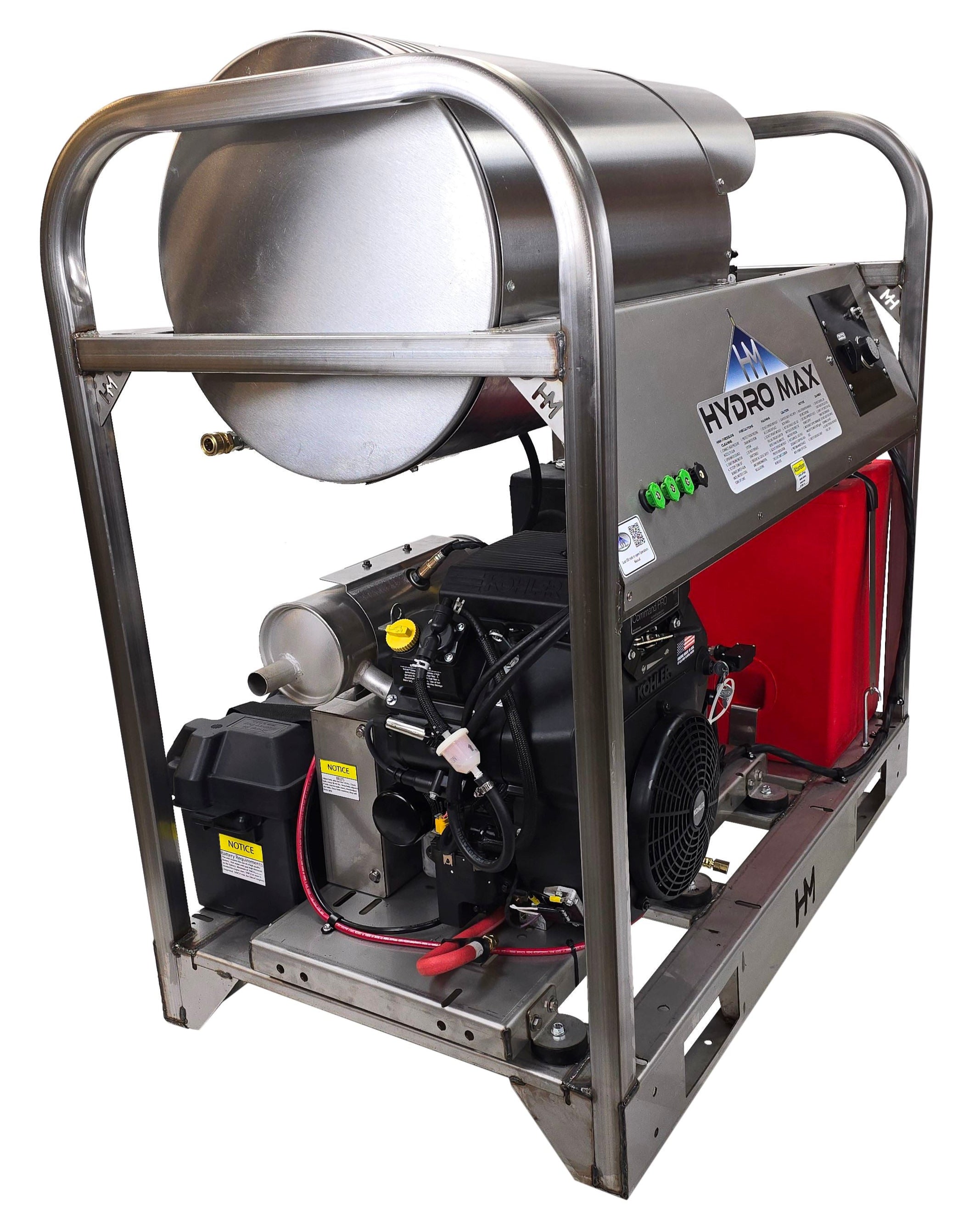 Hydro Max DC6040KGi- 6gpm @ 4000psi- Belt Drive-Kohler EFI Hot Water Pressure Washer Hydro Max 