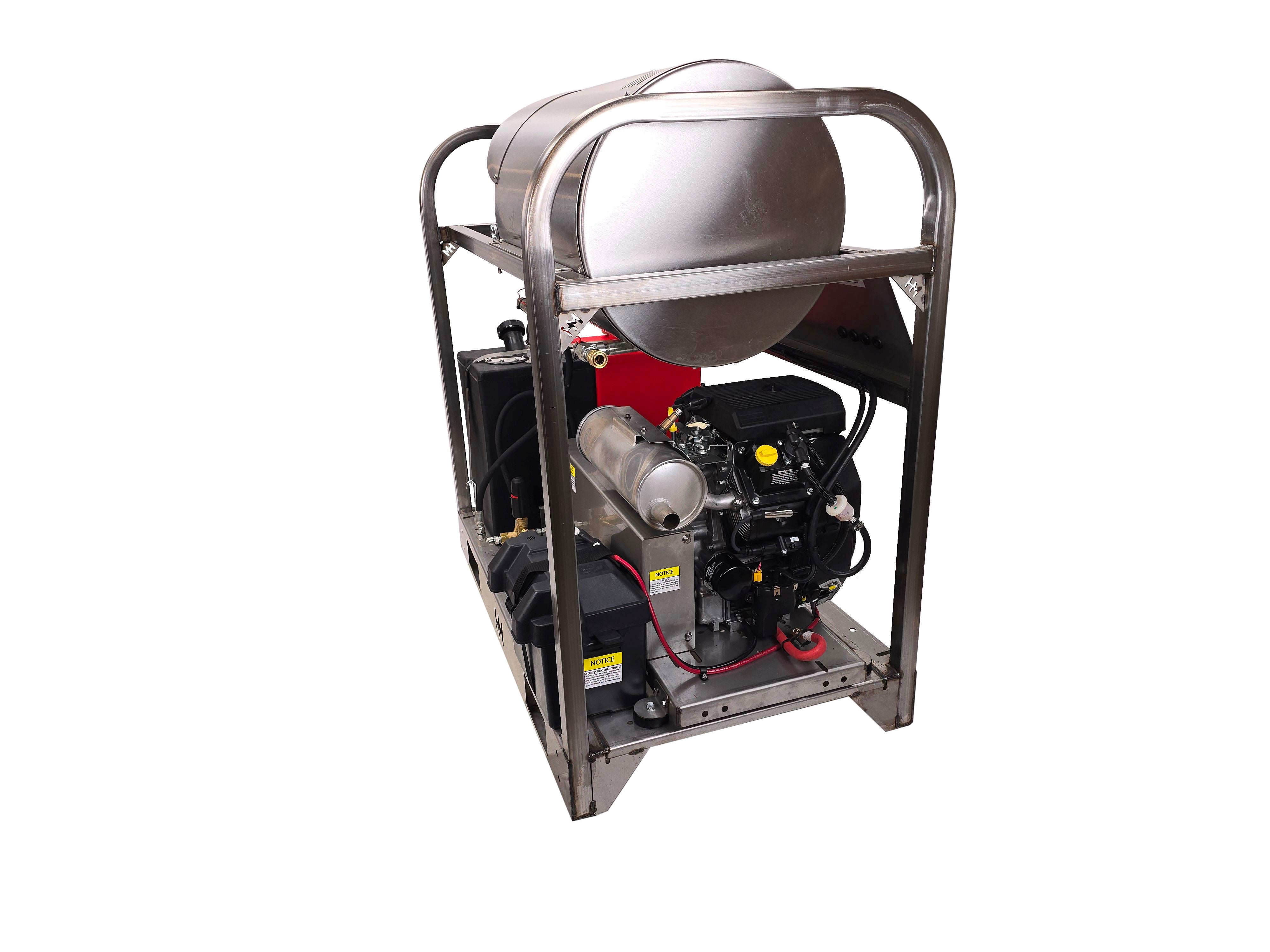 Hydro Max DC6040KGi- 6gpm @ 4000psi- Belt Drive-Kohler EFI Hot Water Pressure Washer Hydro Max 