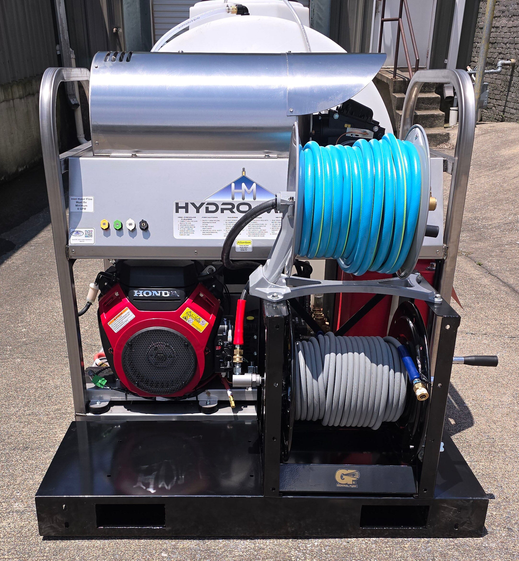 Hydro Max Tank Skid-TSDC8040HG-425 8gpm@4000psi-Hot Water Pressure Washer Tank skid Hydro Max 