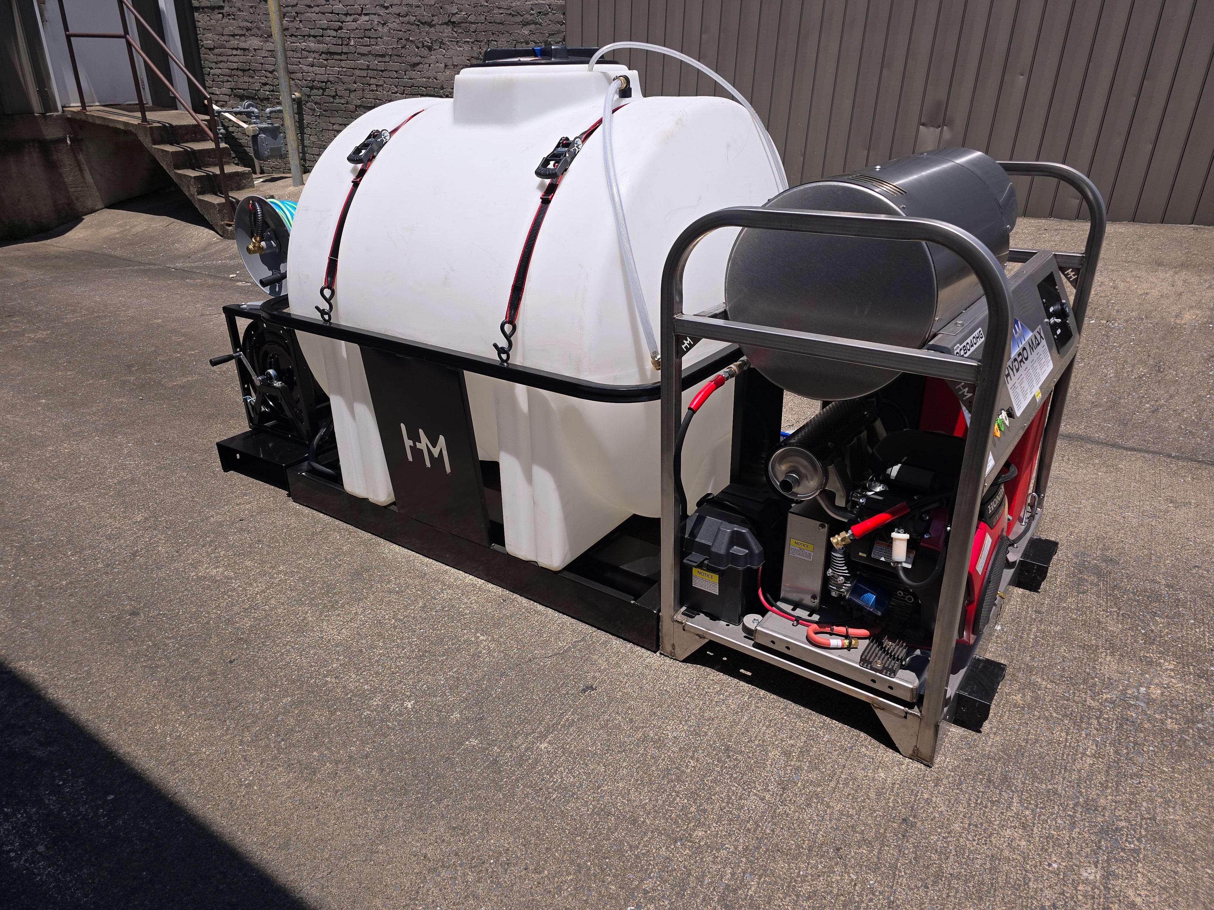 Hydro Max Tank Skid-TSDC8040HG-425 8gpm@4000psi-Hot Water Pressure Washer Tank skid Hydro Max 