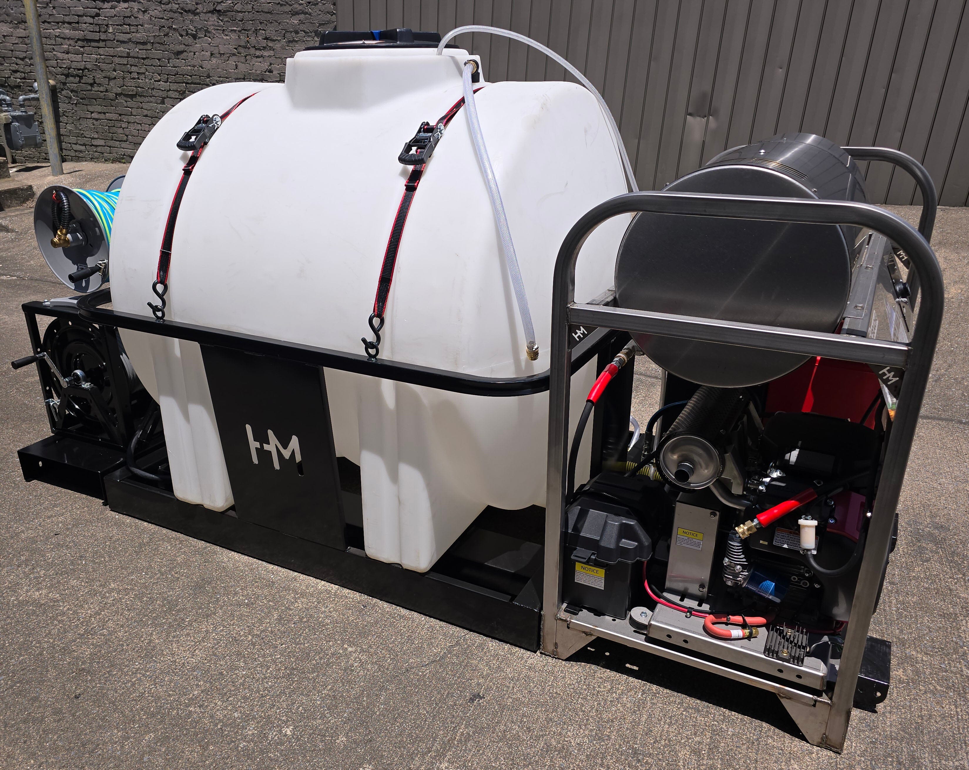 Hydro Max Tank Skid-TSDC8040HG-425 8gpm@4000psi-Hot Water Pressure Washer Tank skid Hydro Max 