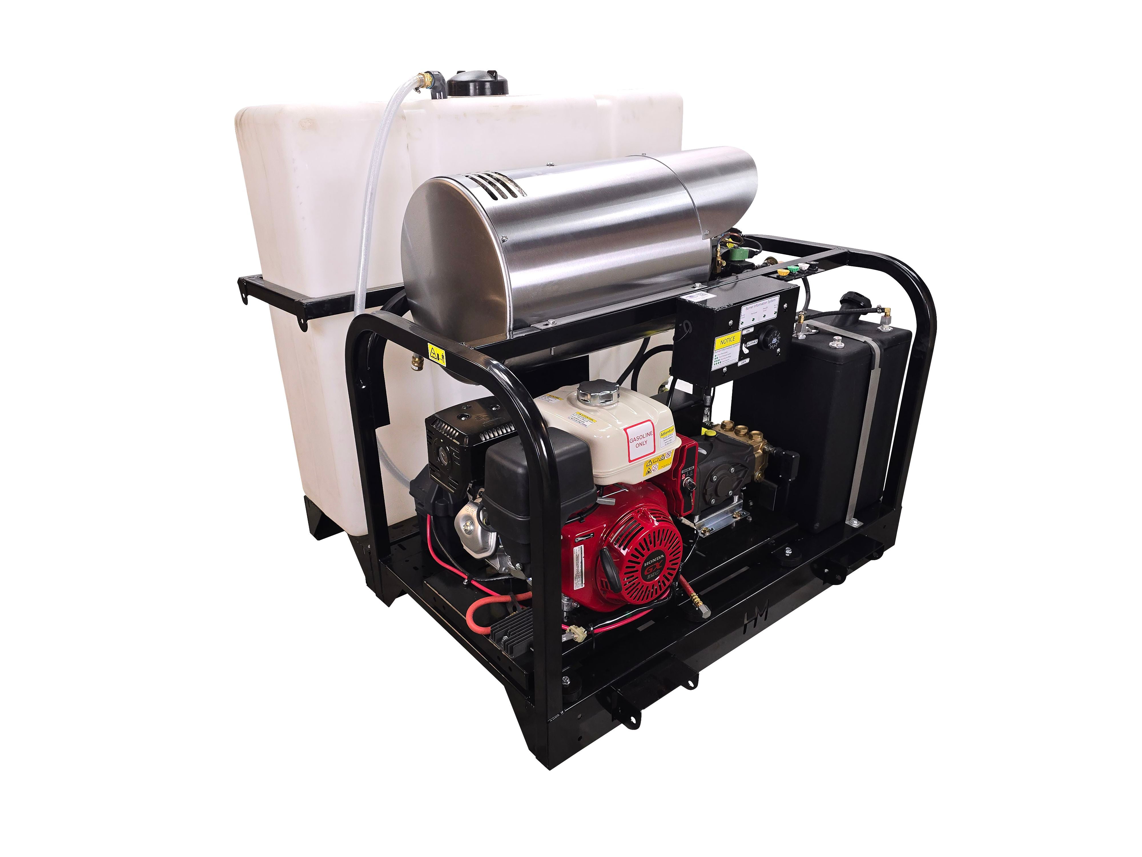 Hydro Max Tank Skid-TSSG435HG-100 (100gallon) 4gpm@3500psi-Hot Water Pressure Washer Tank skid Hydro Max 