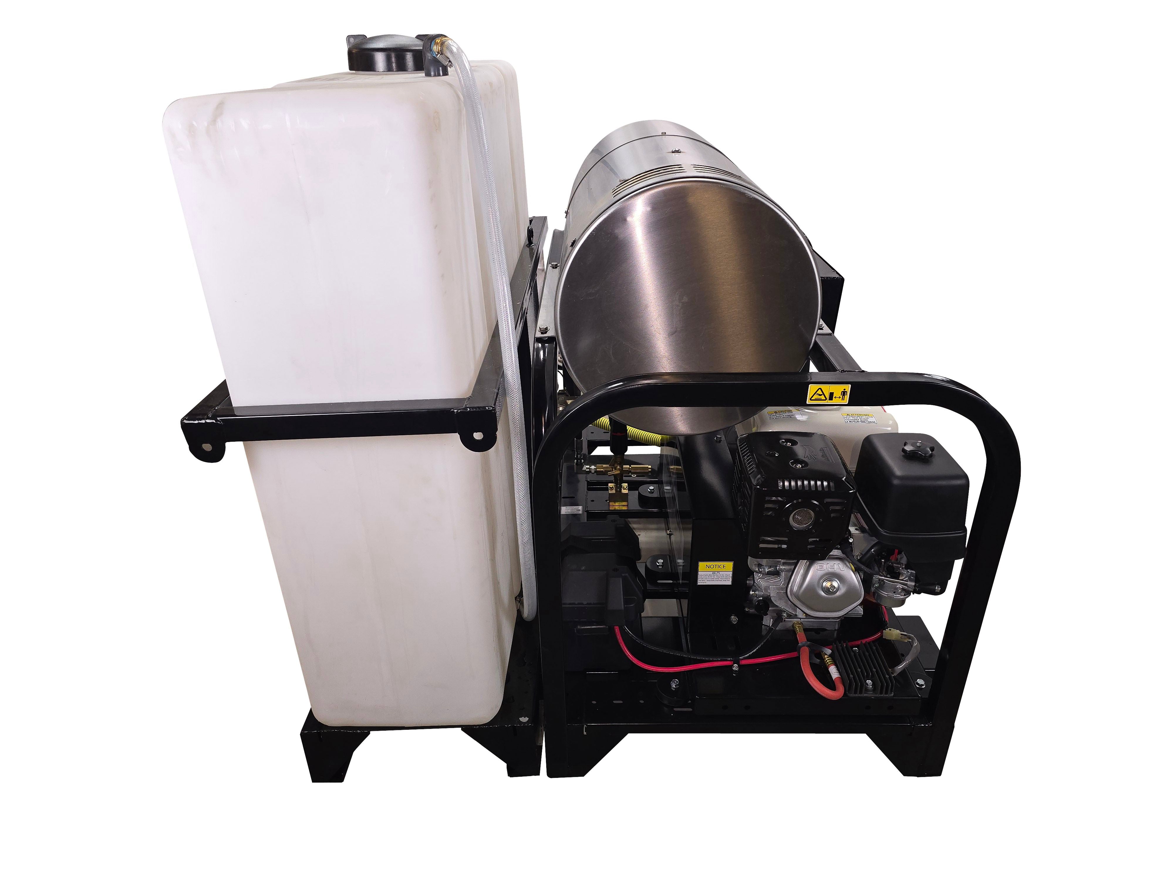 Hydro Max Tank Skid-TSSG435HG-100 (100gallon) 4gpm@3500psi-Hot Water Pressure Washer Tank skid Hydro Max 