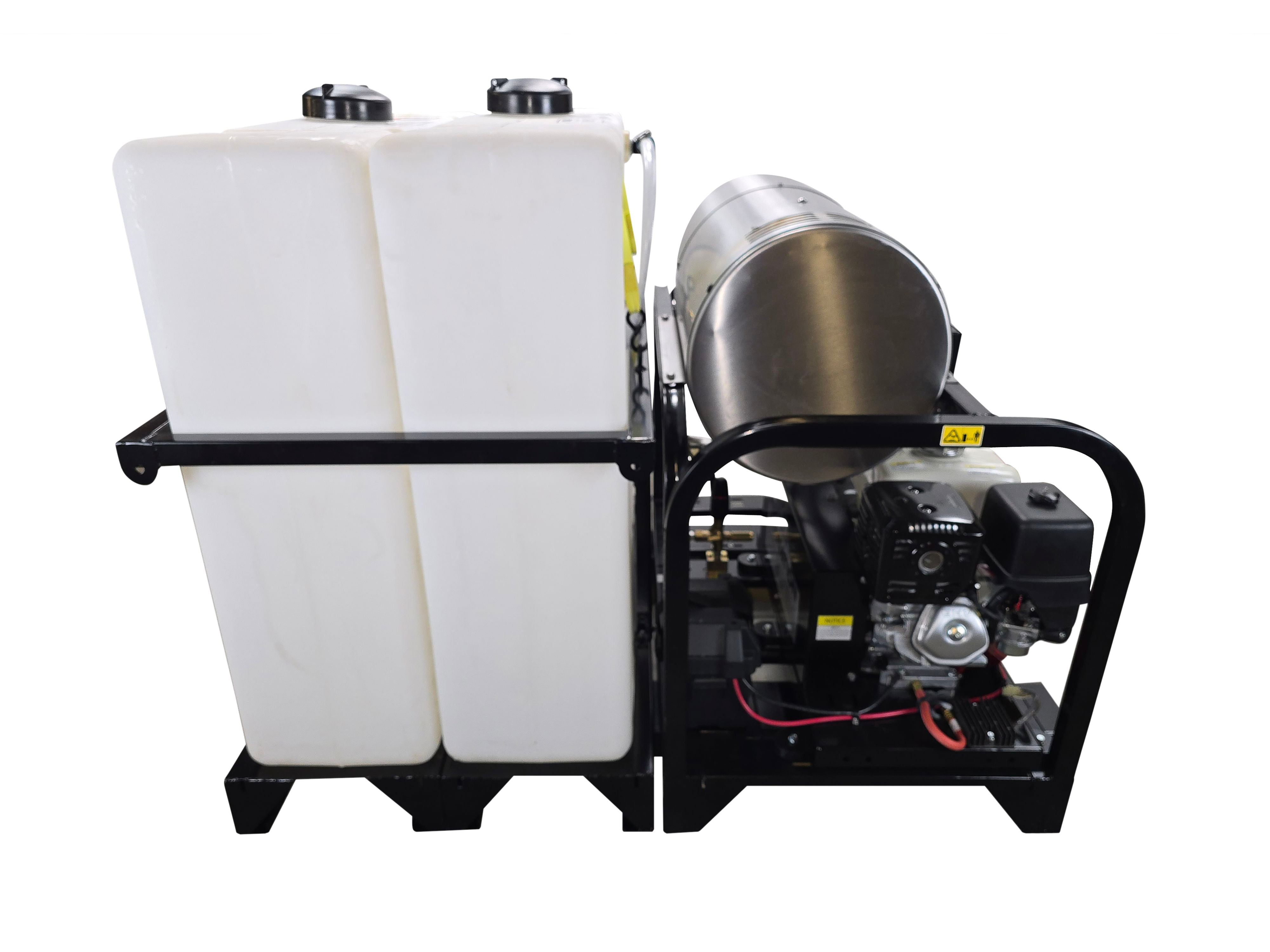 Hydro Max Tank Skid-TSSG435HG-200 (200gallon) 4gpm@3500psi-Hot Water Pressure Washer Tank skid Hydro Max 